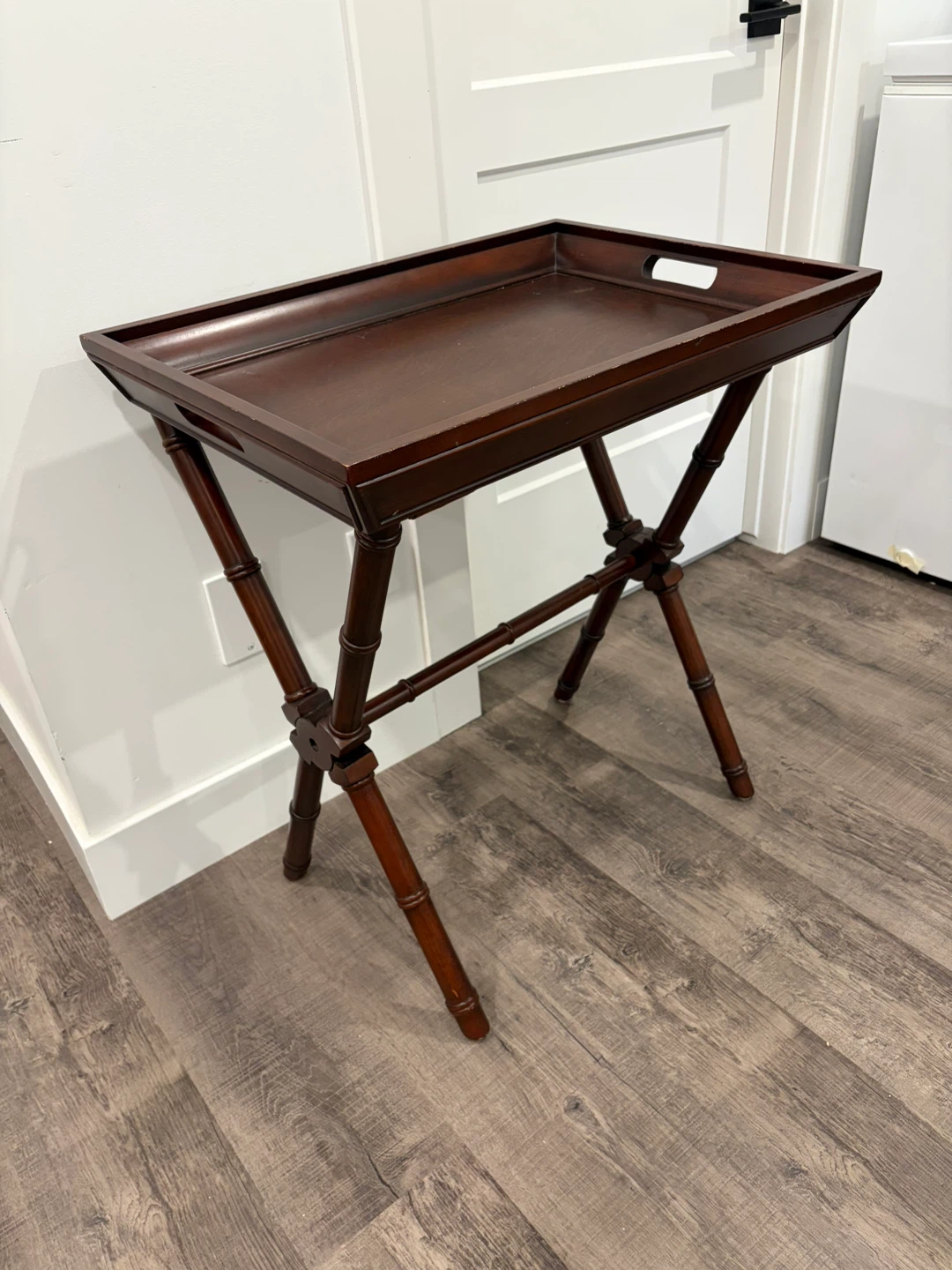 Wooden shelf with tray foldable - photo 4