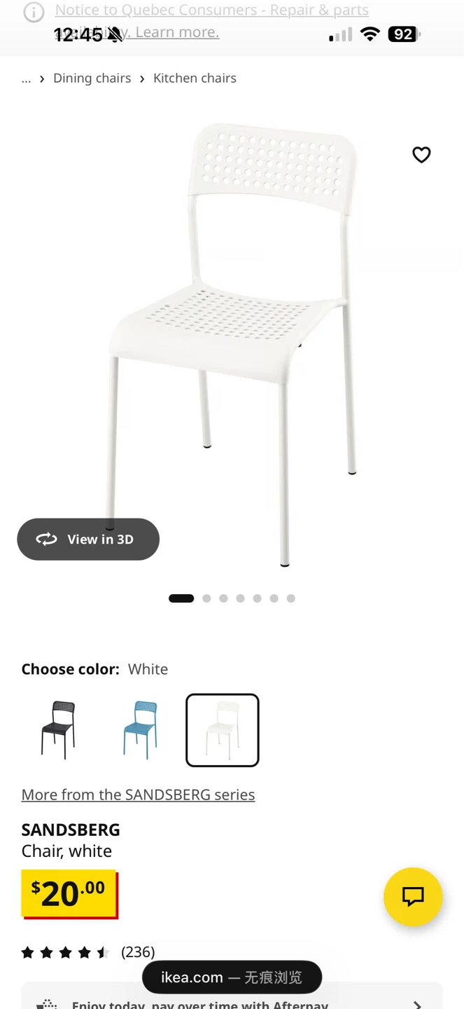 Small White Dining Set with Two Chairs - photo 4
