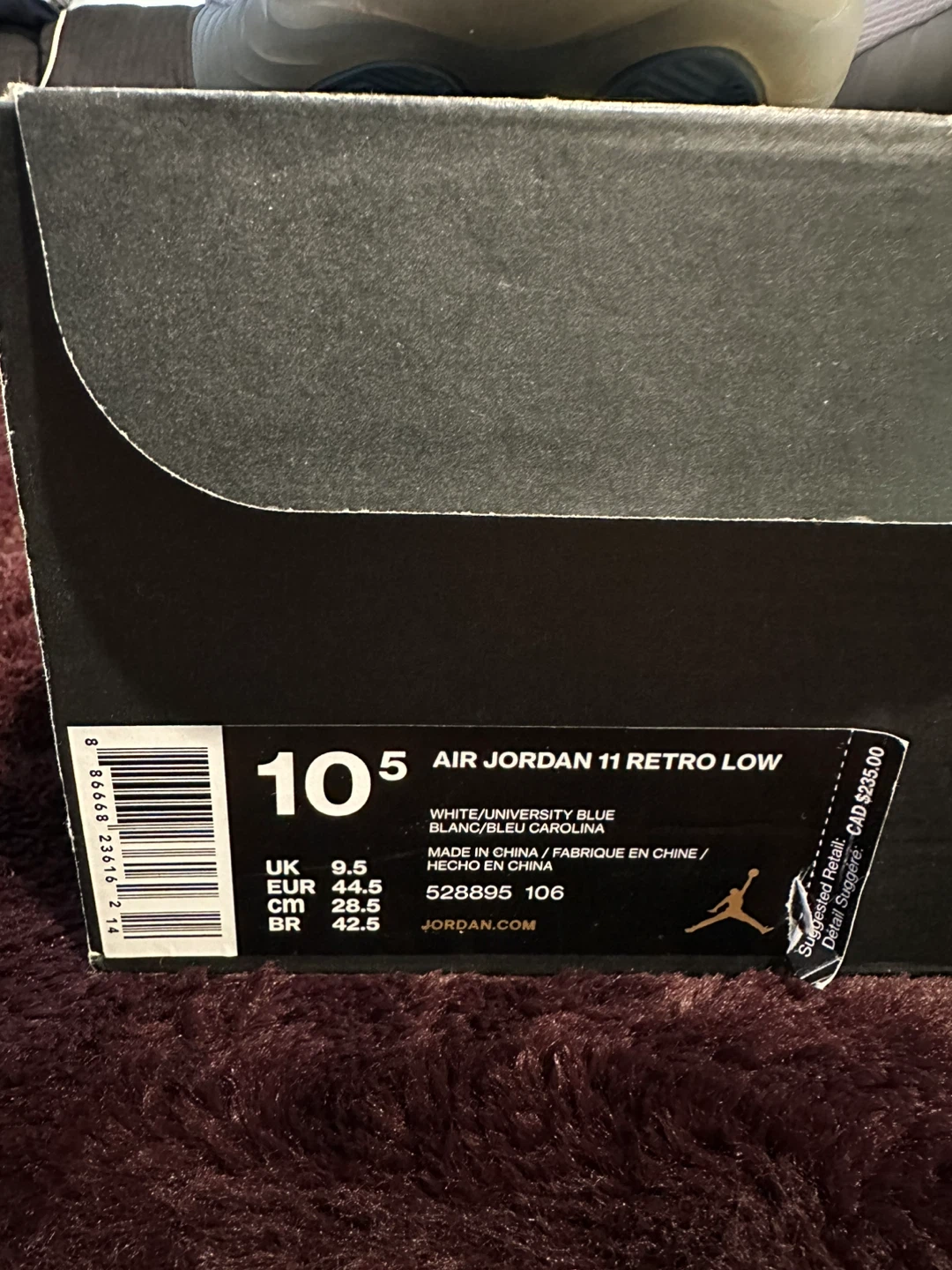 Jordan 11 Low “University Blue” - photo 5