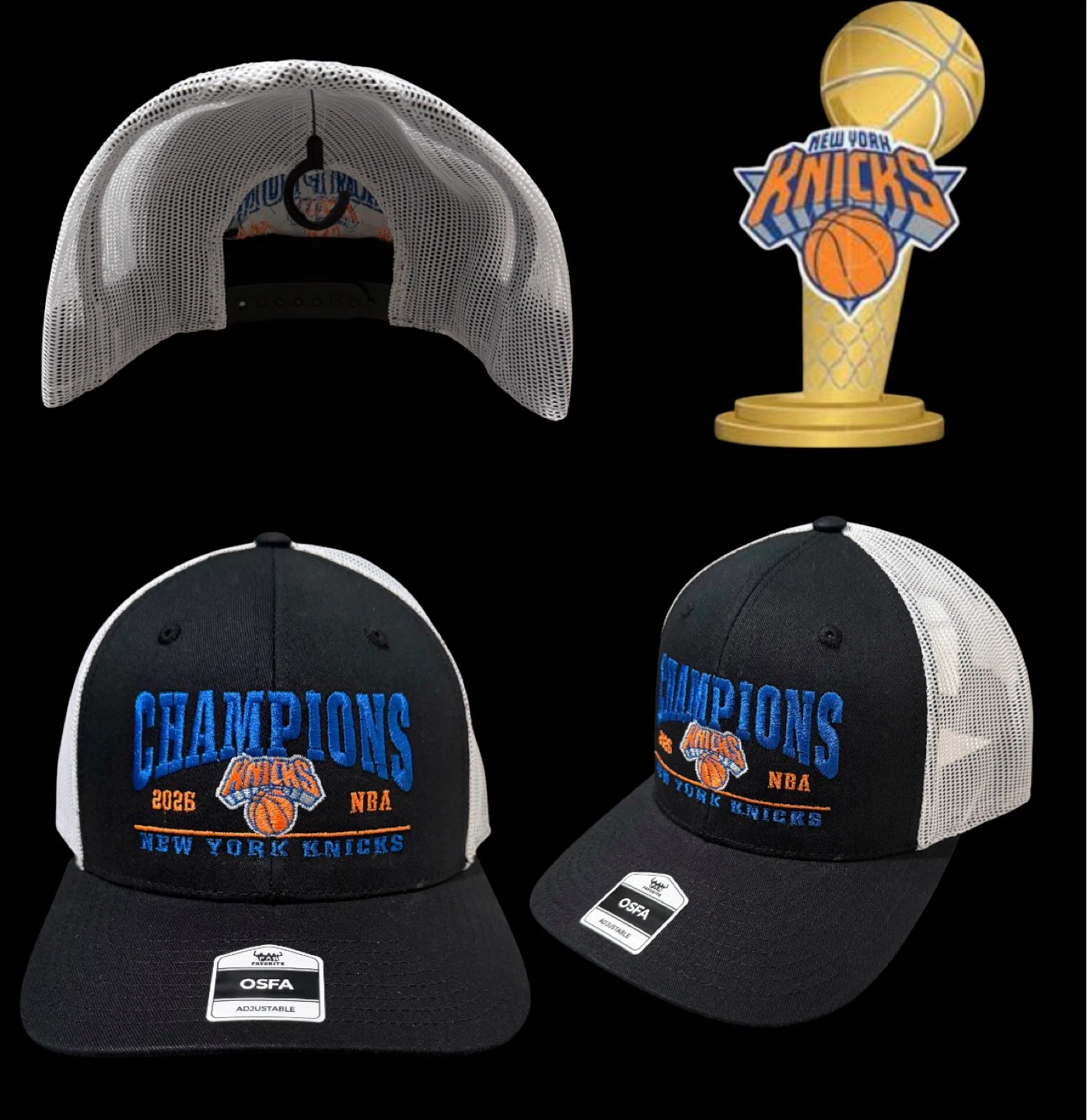 New York Knicks Champions 2026 NBA Finals Hat & Shirt - photo 2