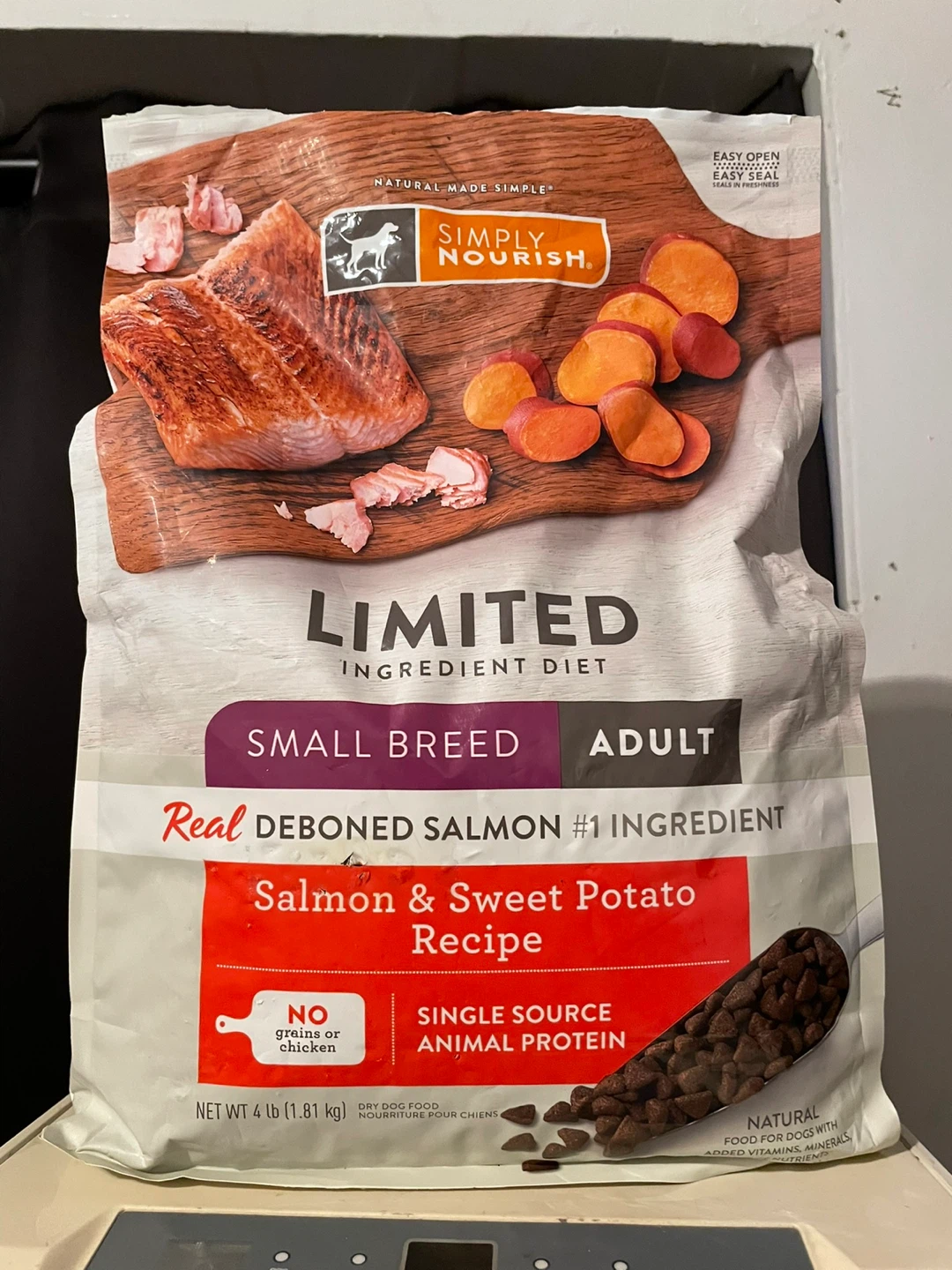 4lbs Simply Nourish Small Dog Food (Chicken Free)