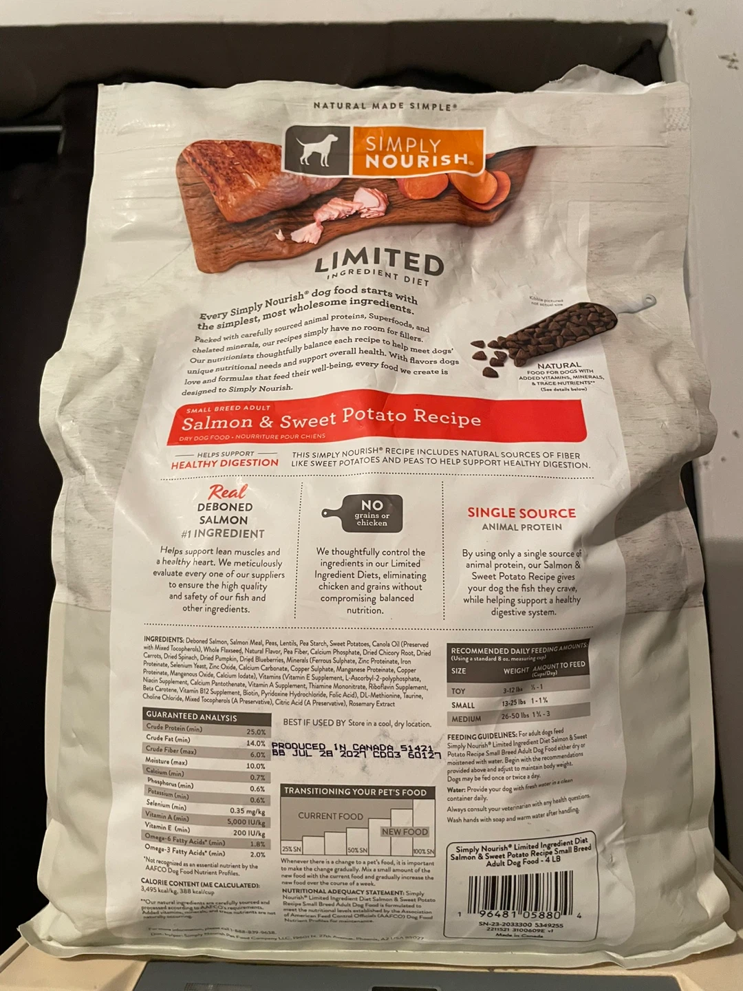4lbs Simply Nourish Small Dog Food (Chicken Free) - photo 2