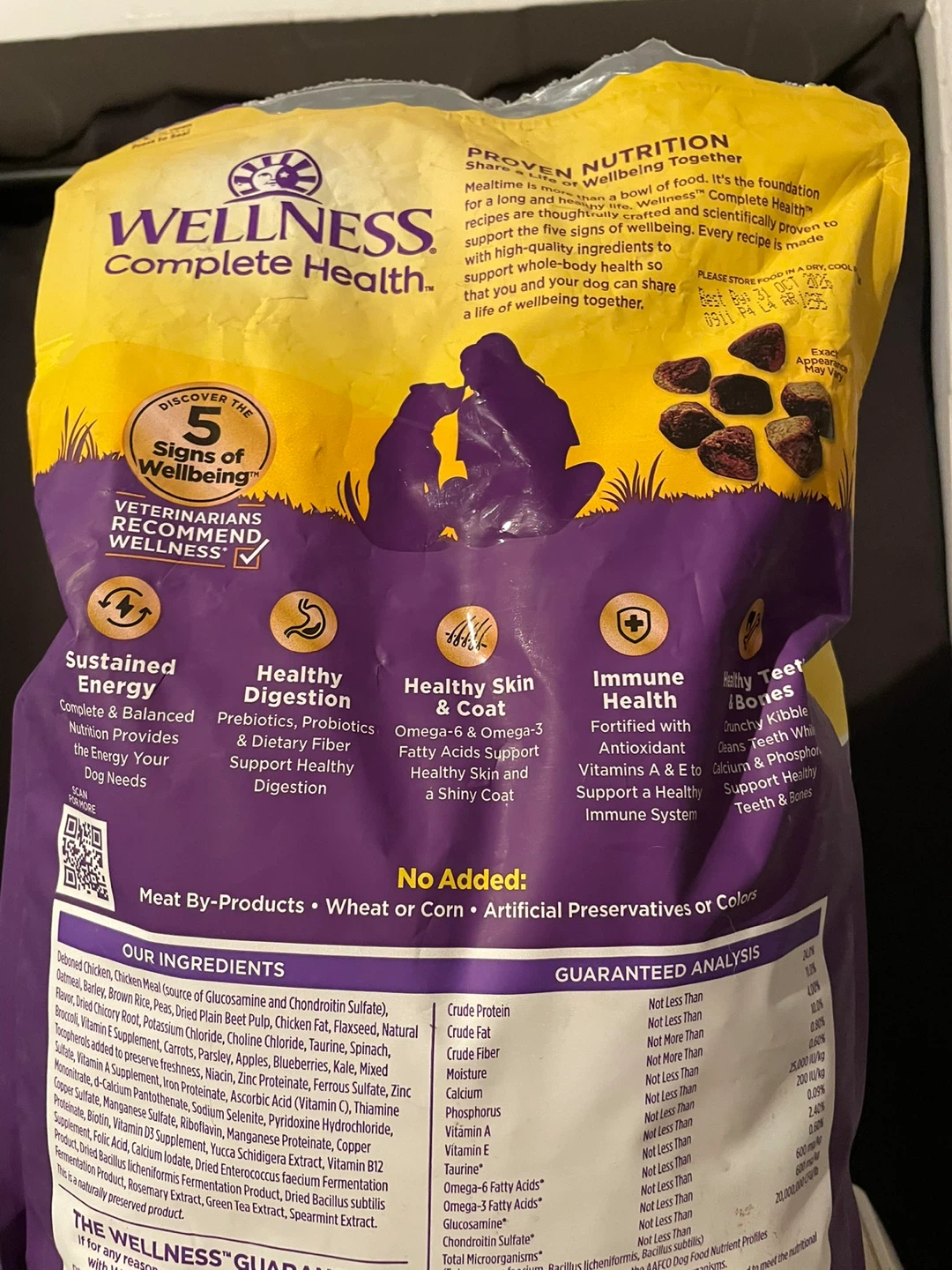5lbs Wellness Dog Food - photo 2