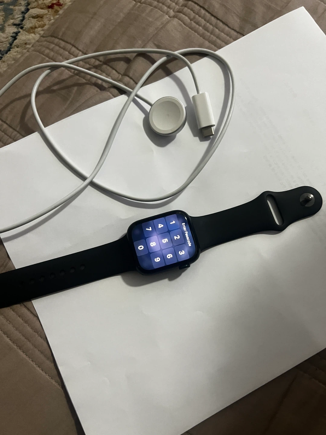 Apple Watch Series 7 GPS, 45mm Midnight Aluminum Case - photo 2