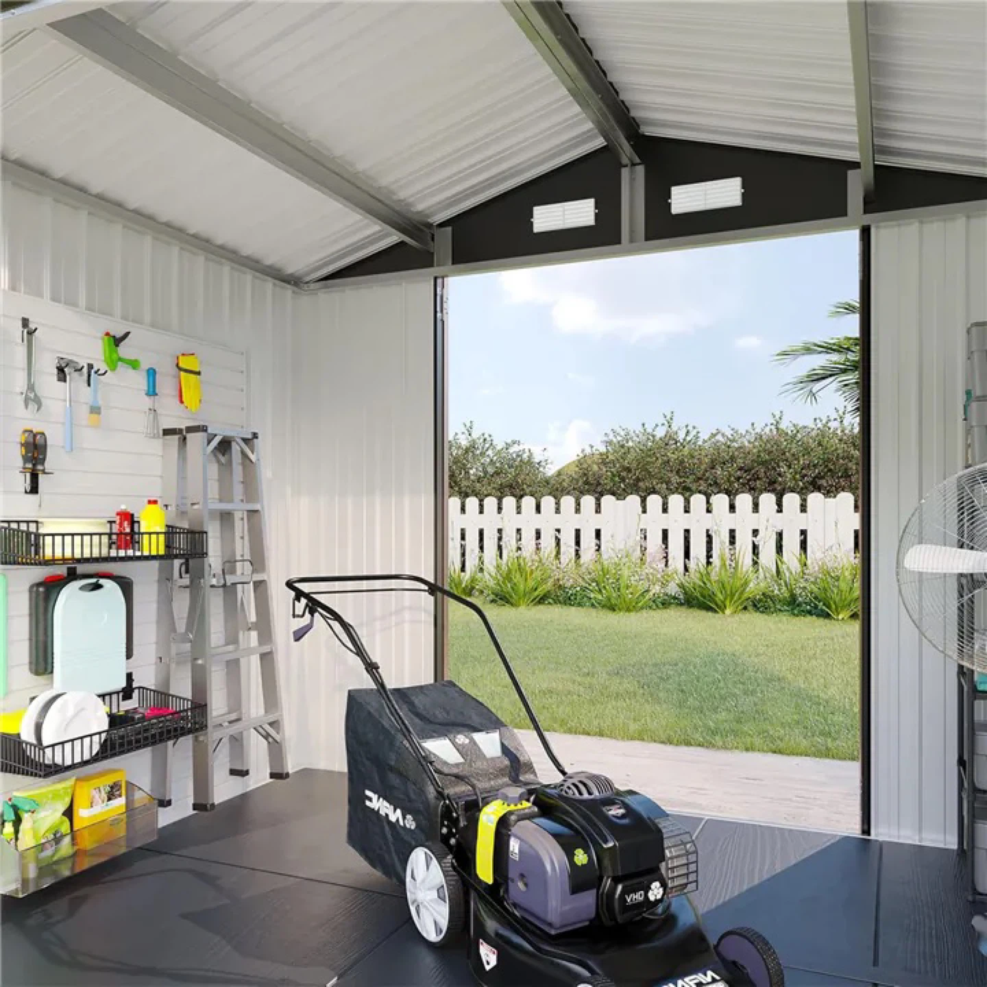 AOXUN Metal Storage Shed - photo 3