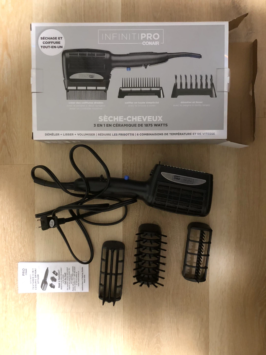 Conair InfinitiPro 3-in-1 Ceramic Hair Dryer