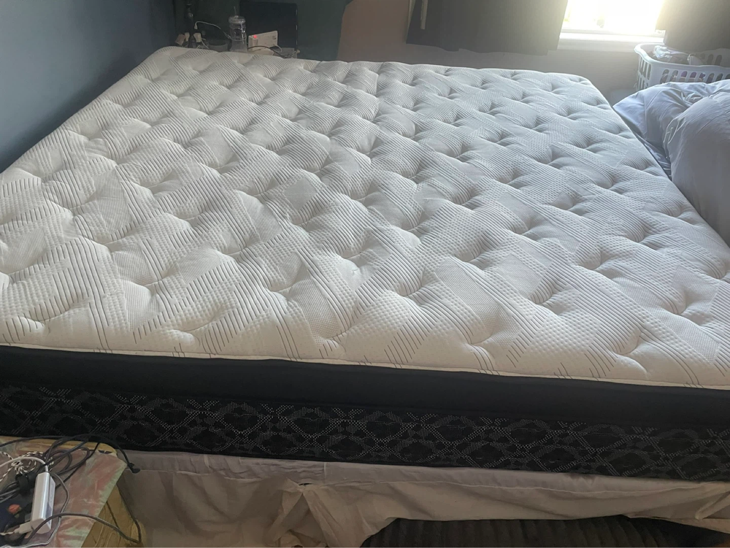 King Sized Mattress with Adjustable Bed Frame