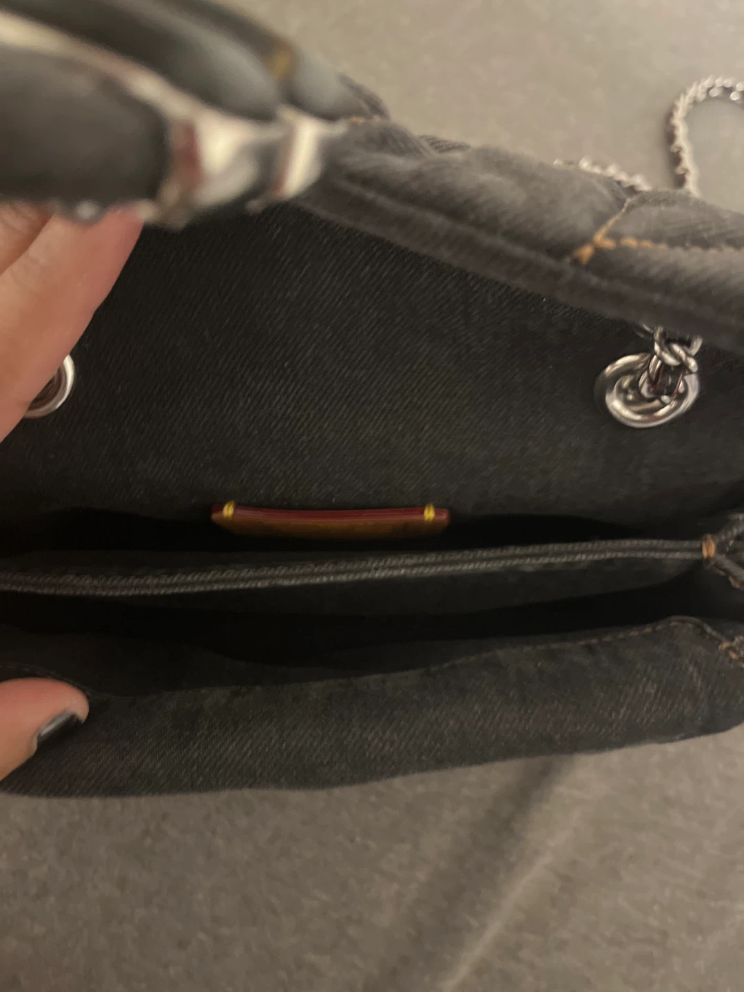 Coach Black denim tabby Bag - photo 3