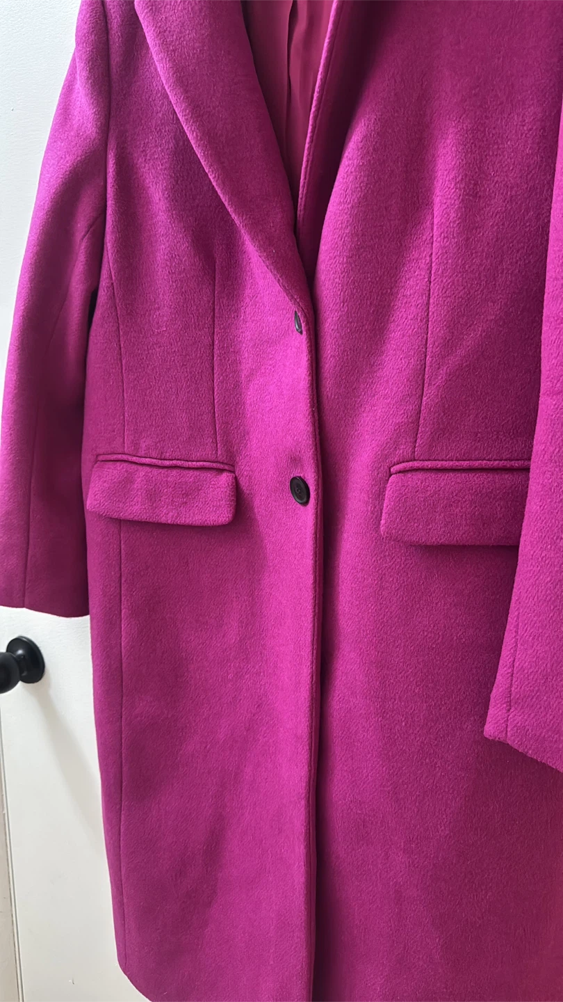 LOFT Pink Wool Blend Coat - photo 2