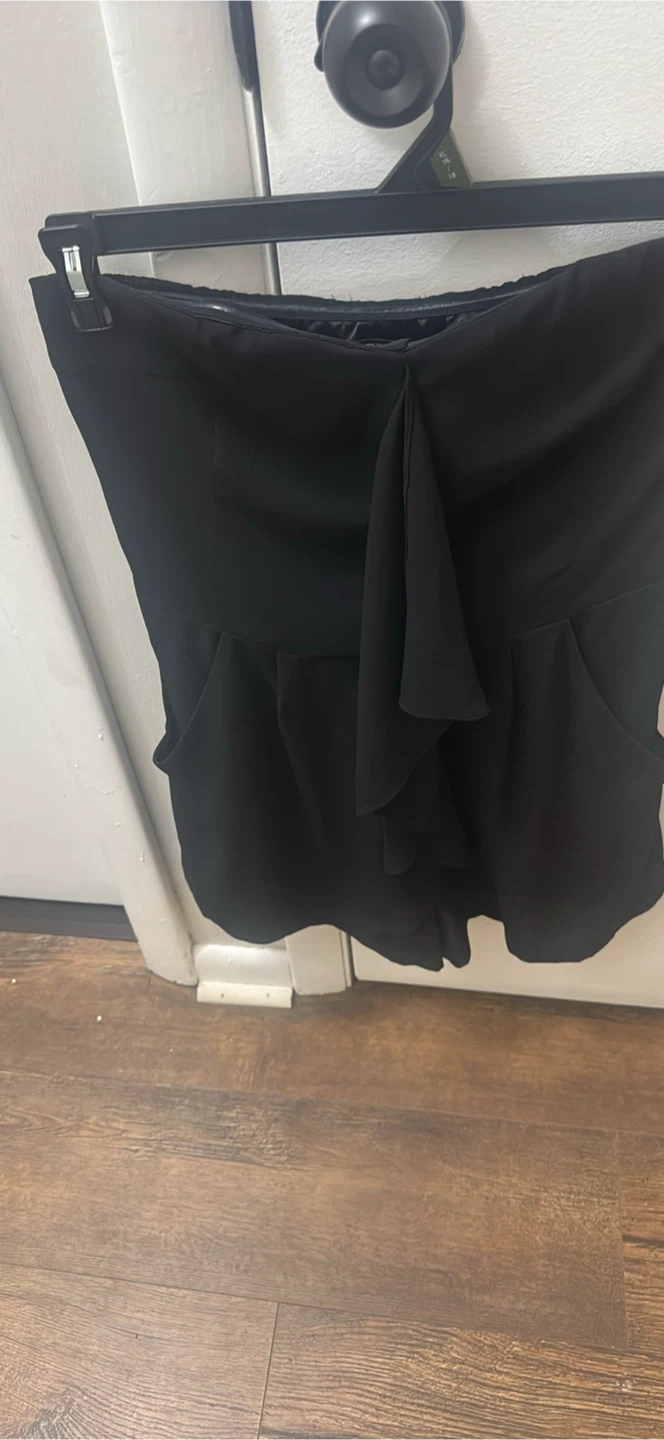Black Express Strapless Romper Size 6