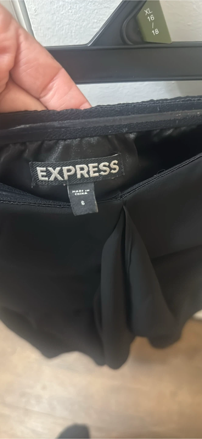 Black Express Strapless Romper Size 6 - photo 2