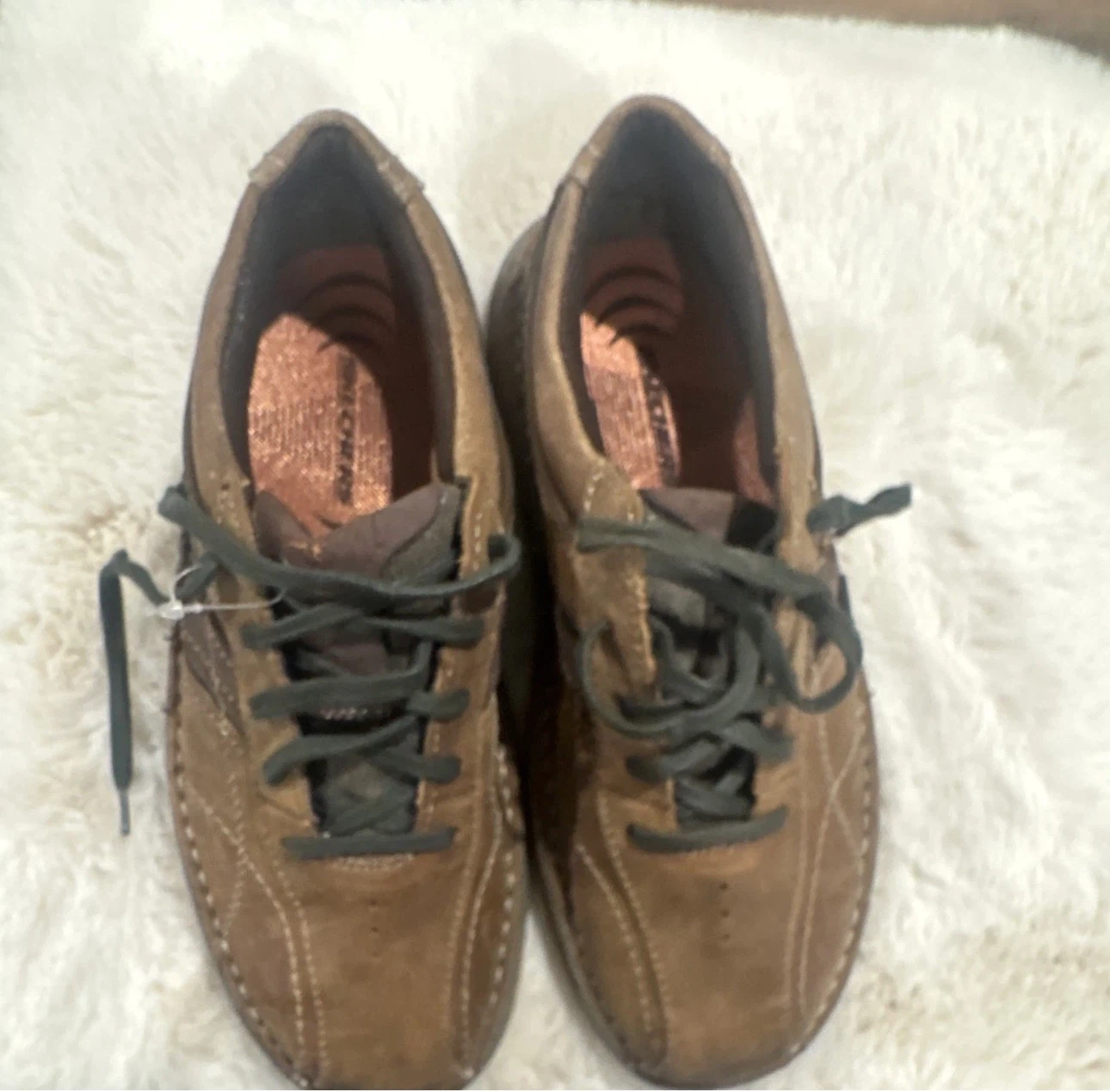 Skechers Brown Leather Shoes