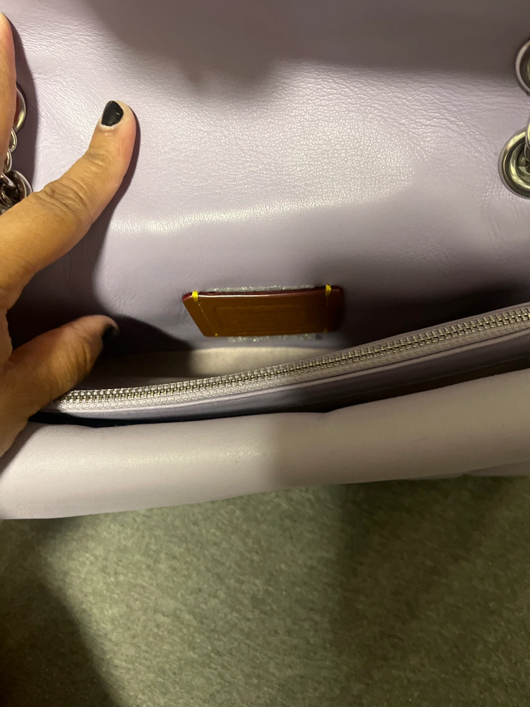 Coach Quilted Tabby Shoulder Bag - Lavender - photo 3