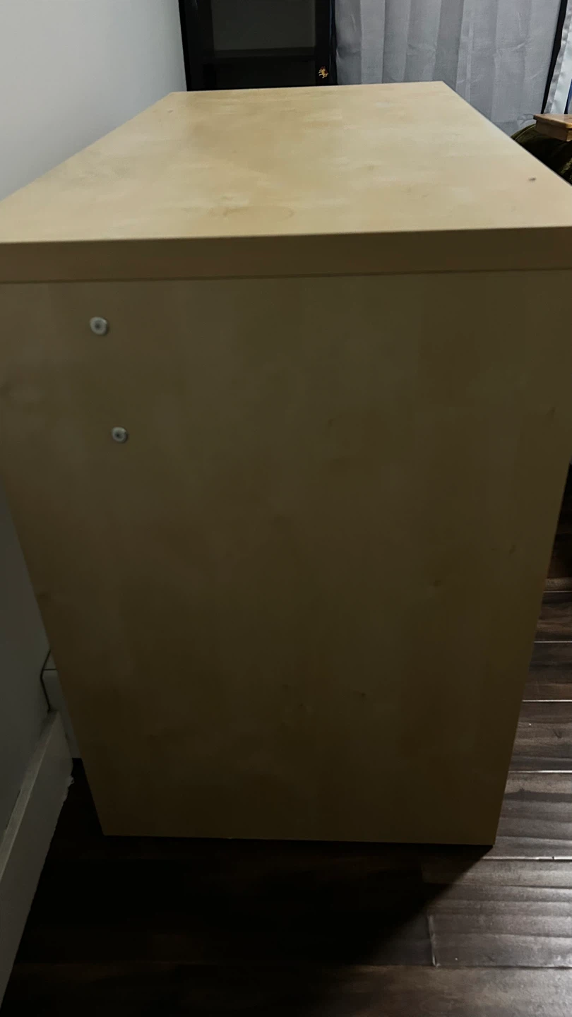 Light Wood Desk with Drawer - photo 3