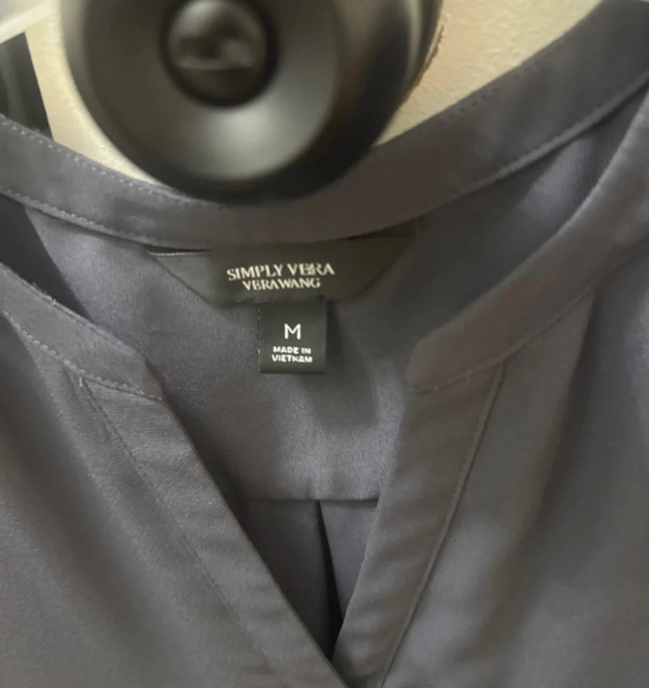 Simply Vera Wang Women's Gray Blouse - photo 2