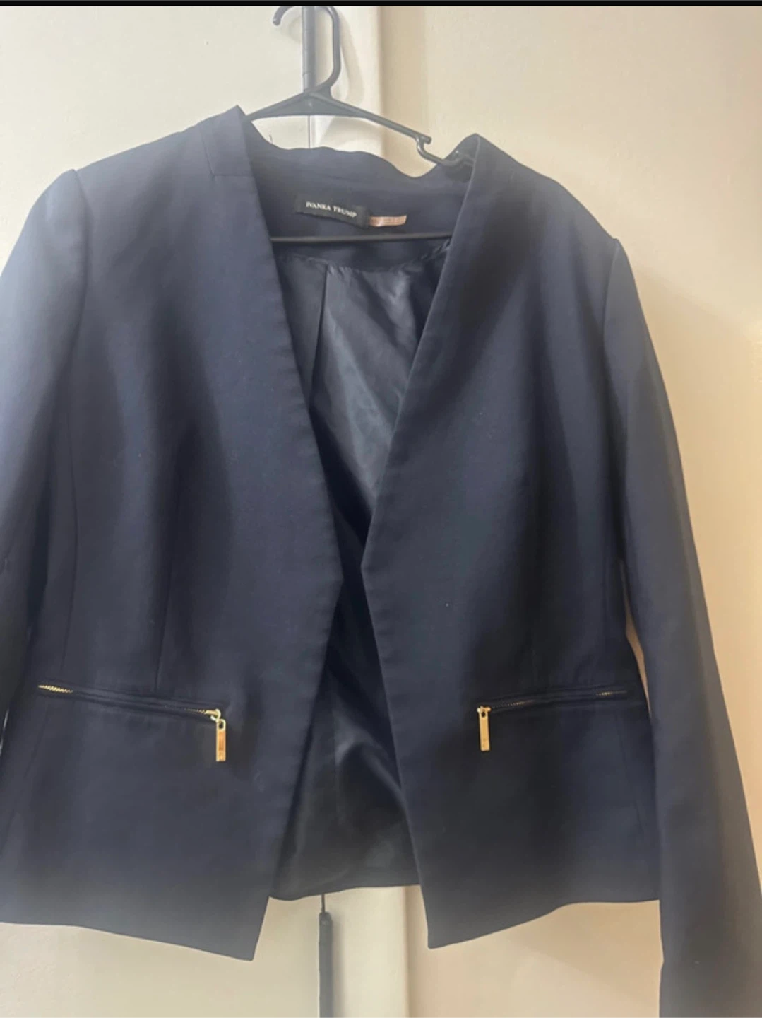 Ivanka Trump Navy Blazer Size 10