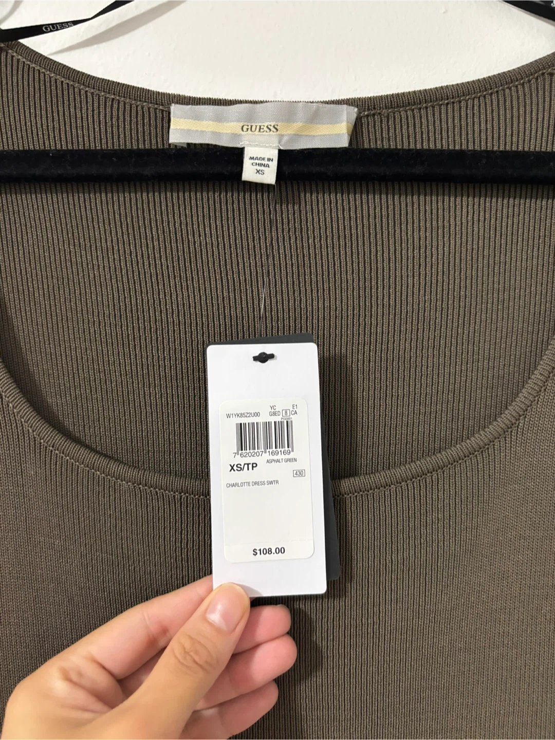 Guess Ribbed Dress (XS) Brand New - photo 2