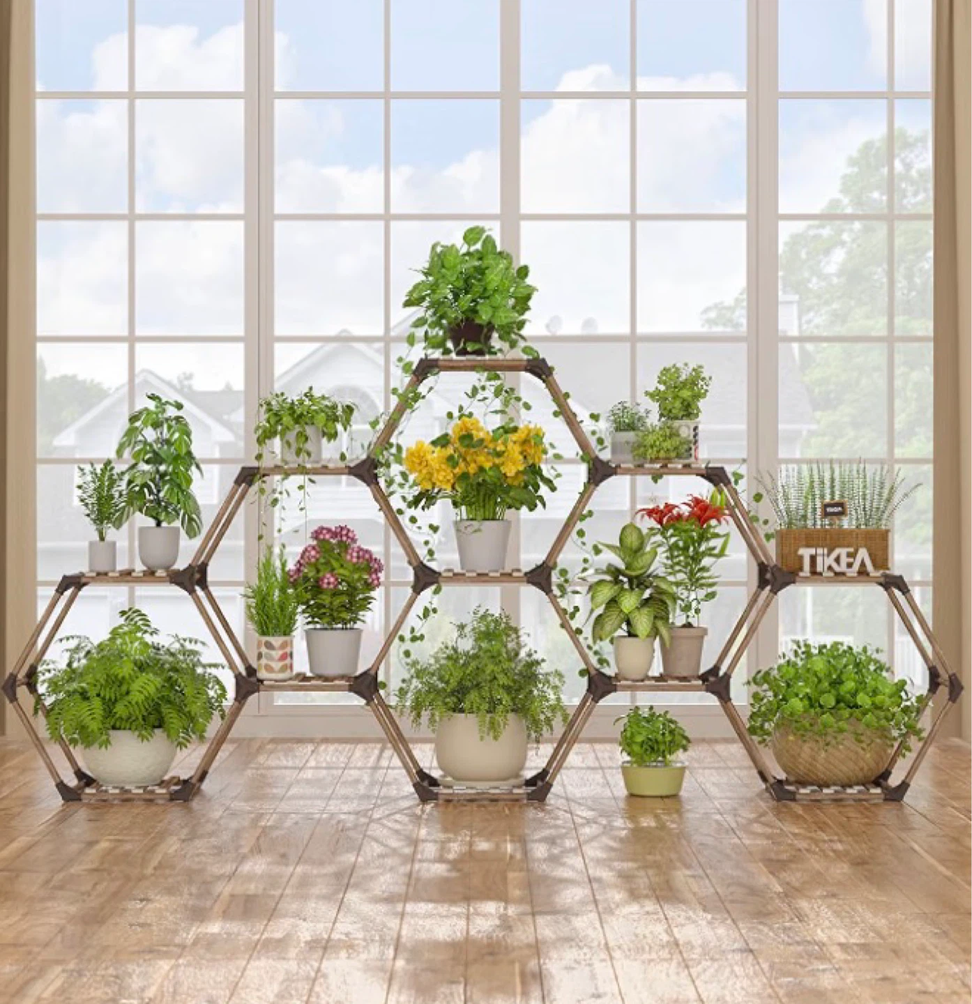 Hexagon Plant Stand Shelf - photo 3