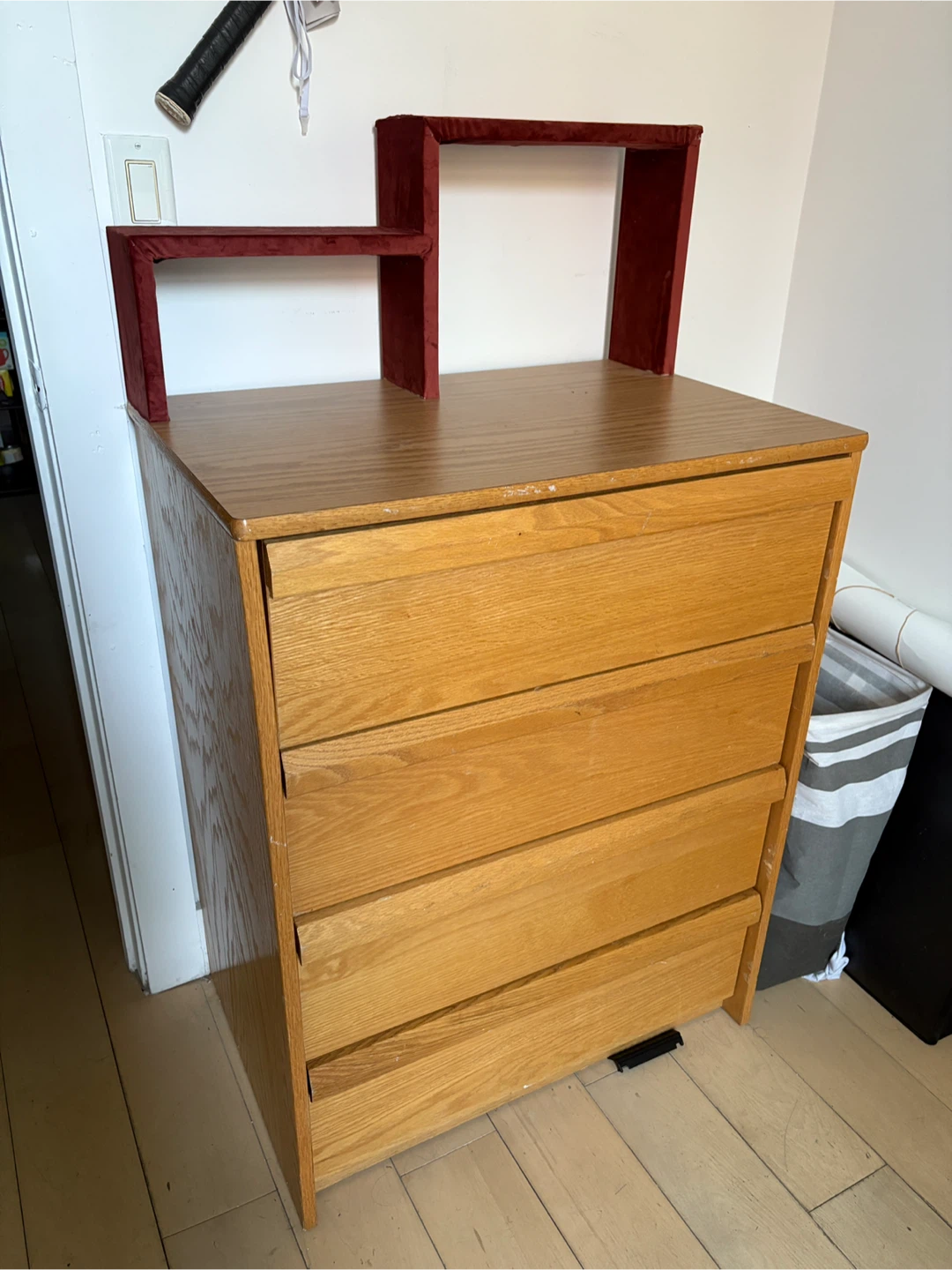 Solid Wooden Dresser- 4 Drawers