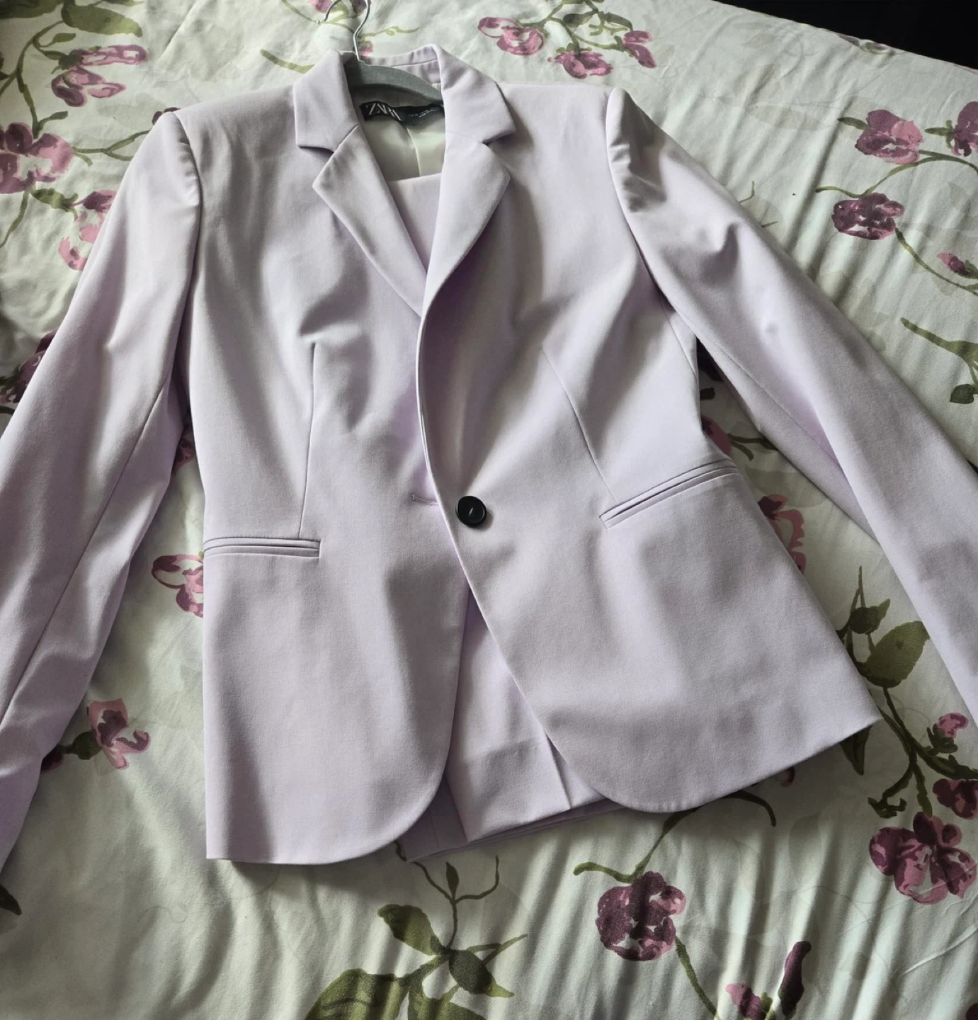 ZARA Women's Lavender Suit Jacket - photo 2