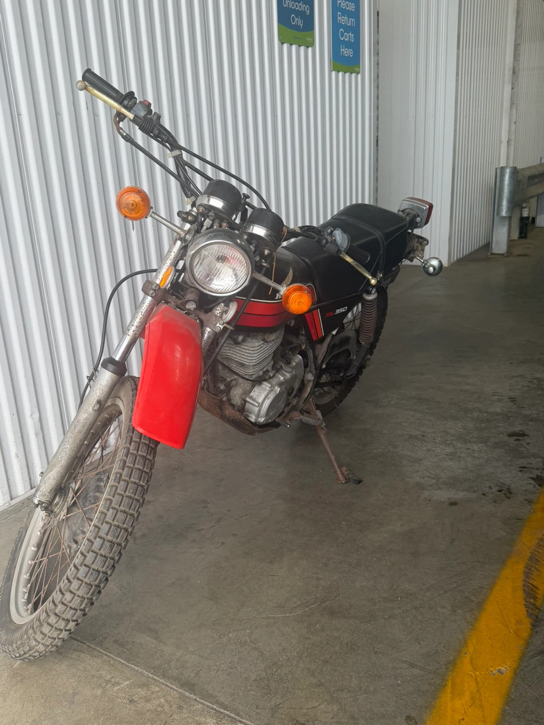 Honda XR350R Motorcycle 1978 No Key Or Title - photo 2