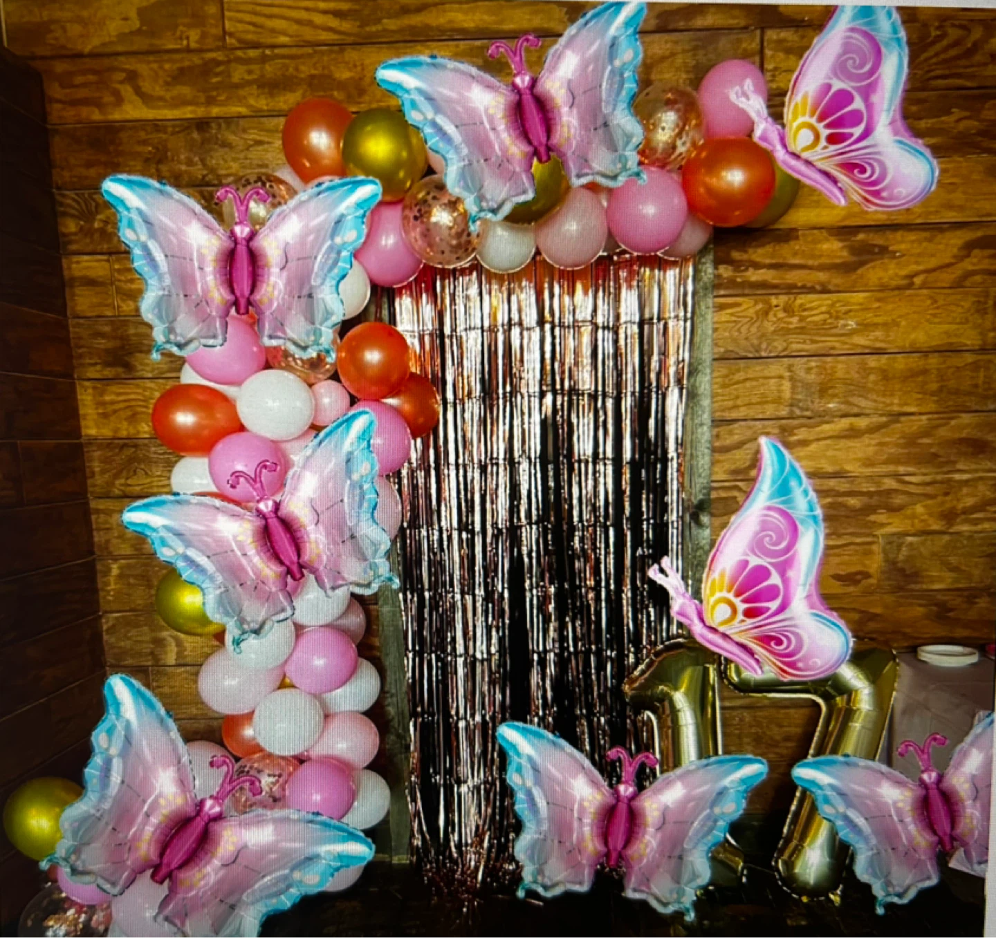 8Pcs Butterfly Foil Balloons - Party Decoration - photo 4