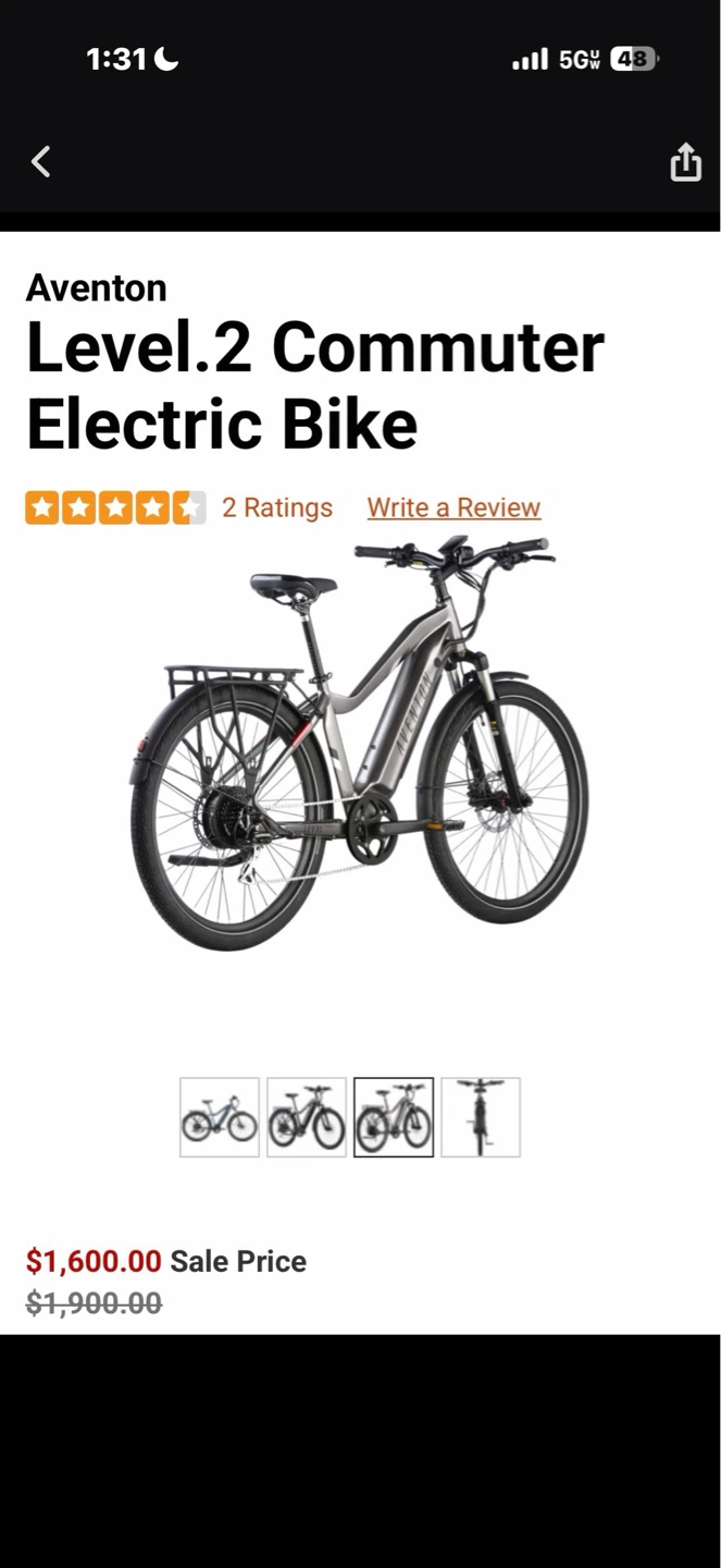 Aventon Level.2 Commuter Electric Bike