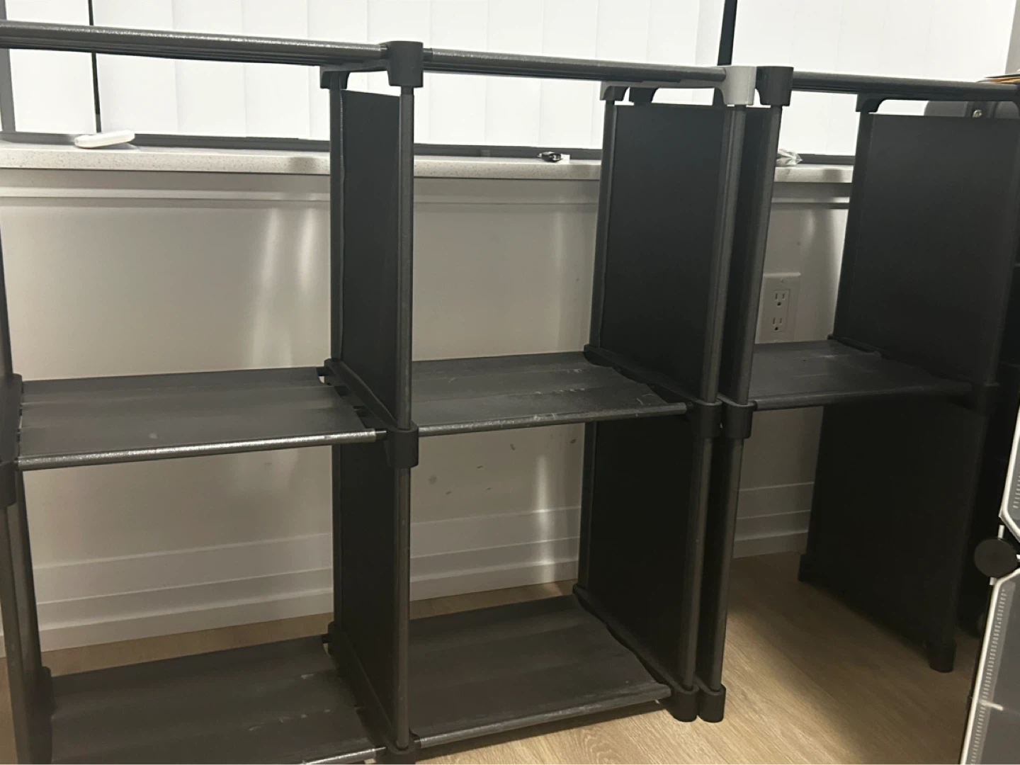 Set of Shoe Bench and Tier Modular Storage Cubes Shelf - photo 3