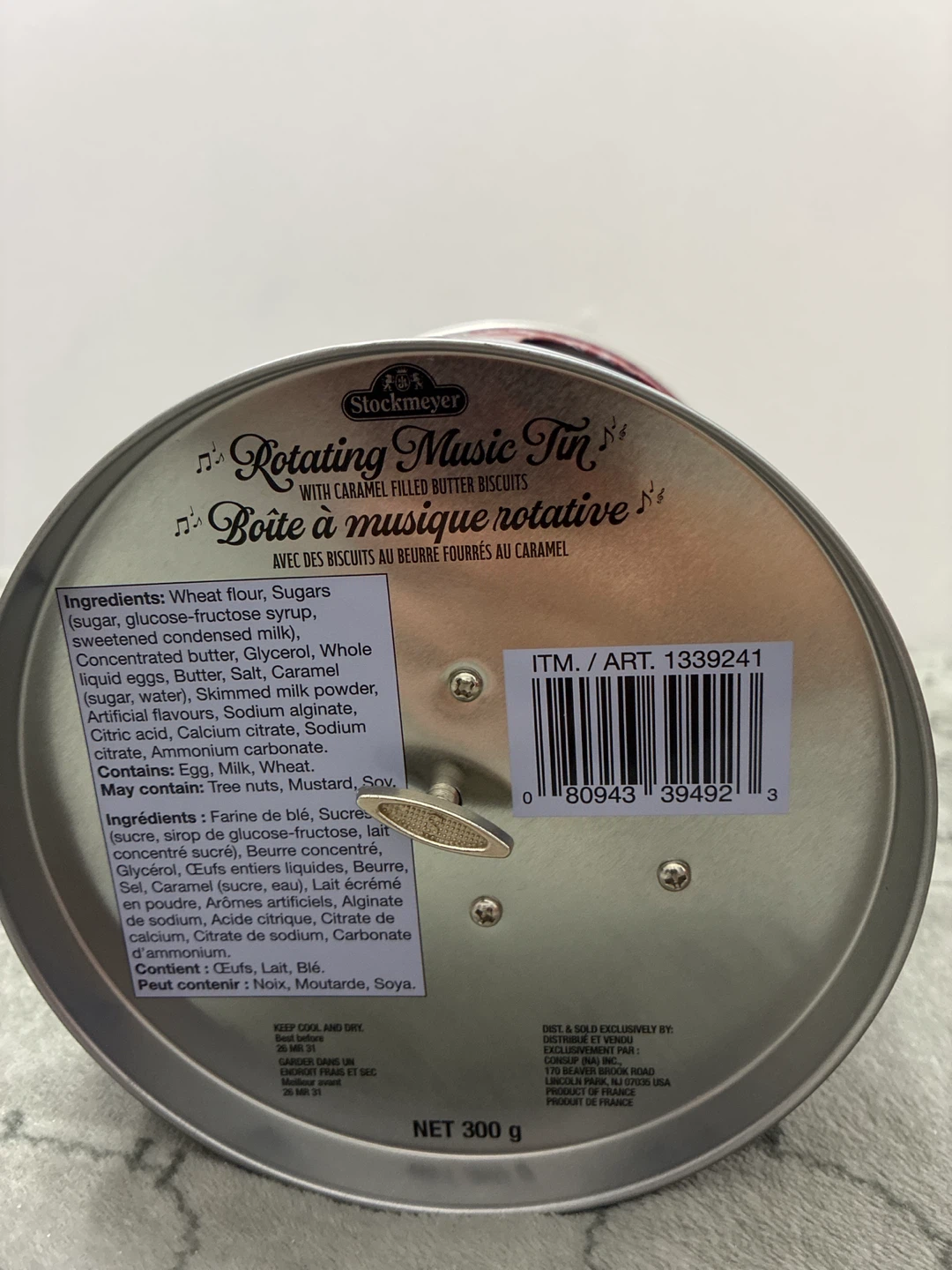 Stockmeyer Rotating Music Tin