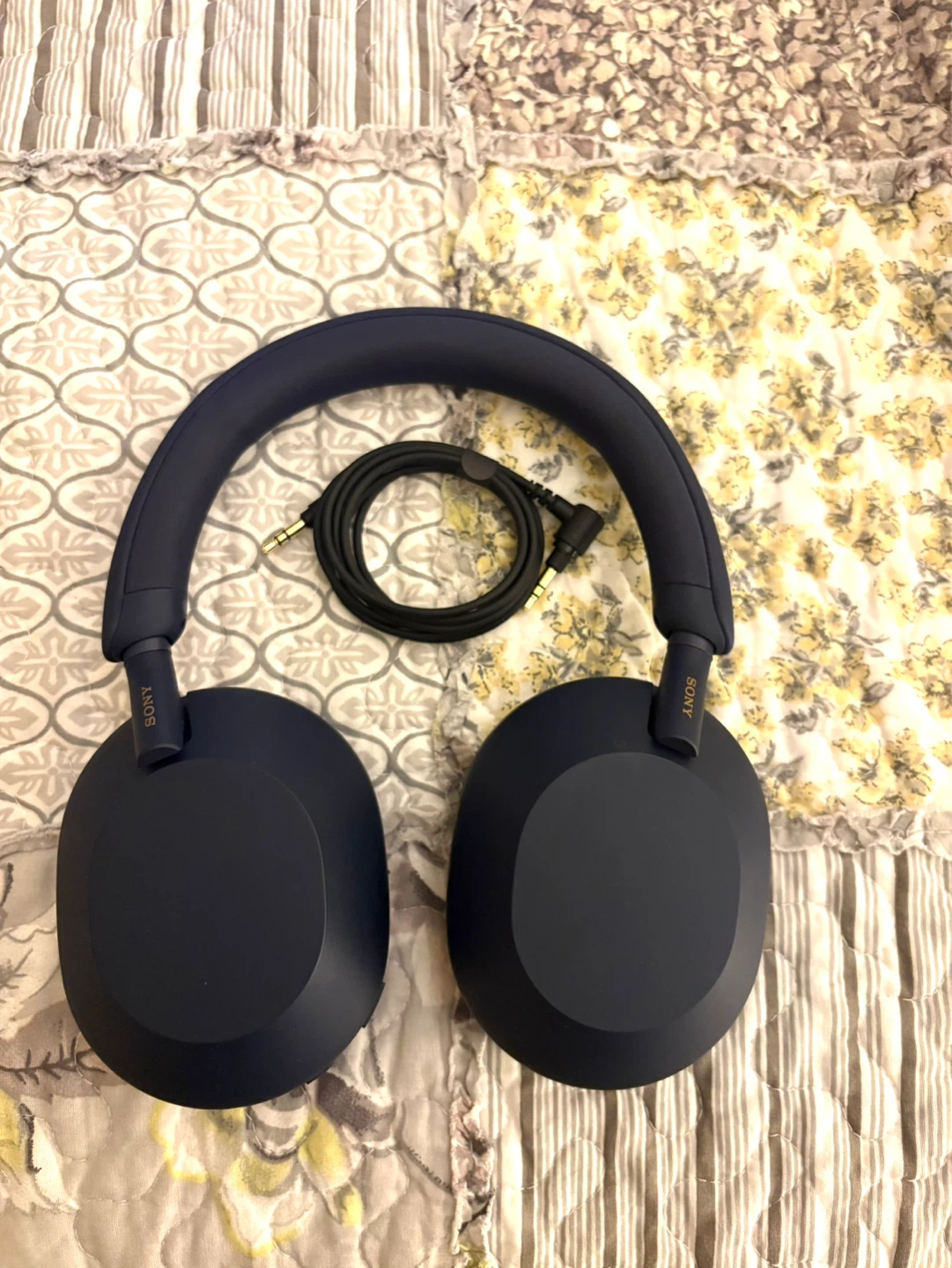 Sony WH-1000XM5 Noise Cancelling Headphones - Midnight Blue - photo 2