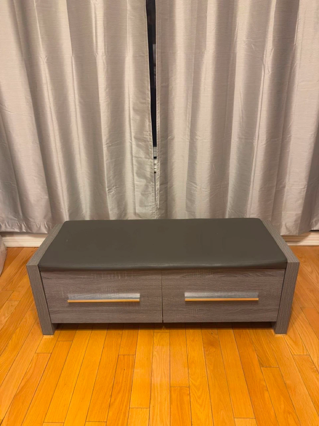 Storage Bench with Cushioned Top - photo 5