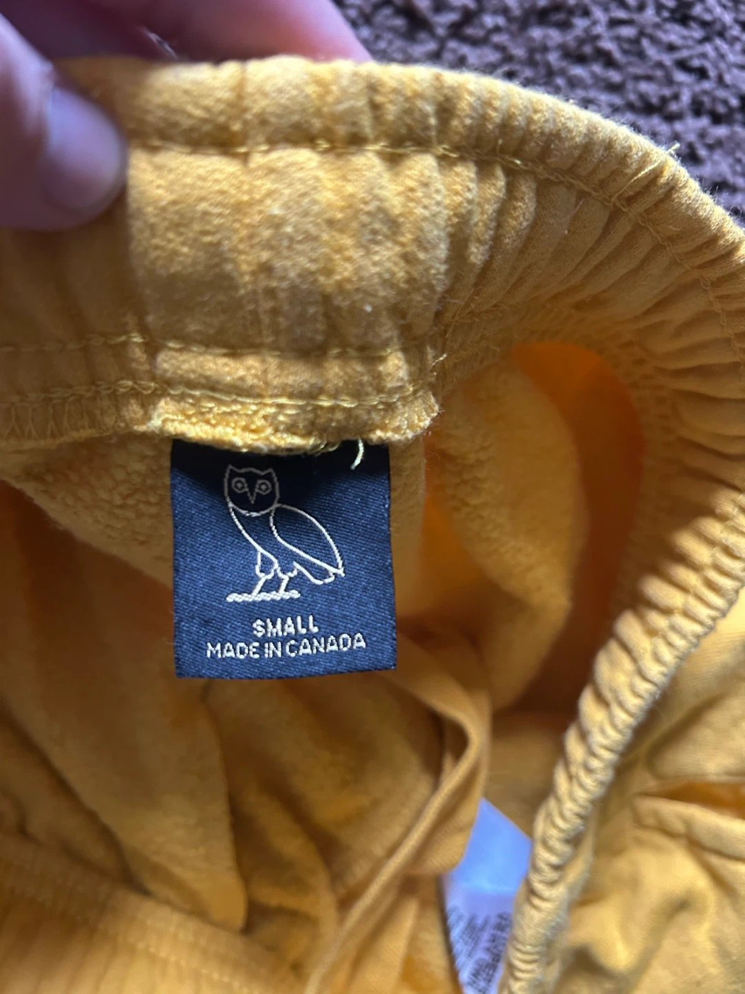 October's Very Own OVO Athletics Yellow Shorts Size Small - photo 2