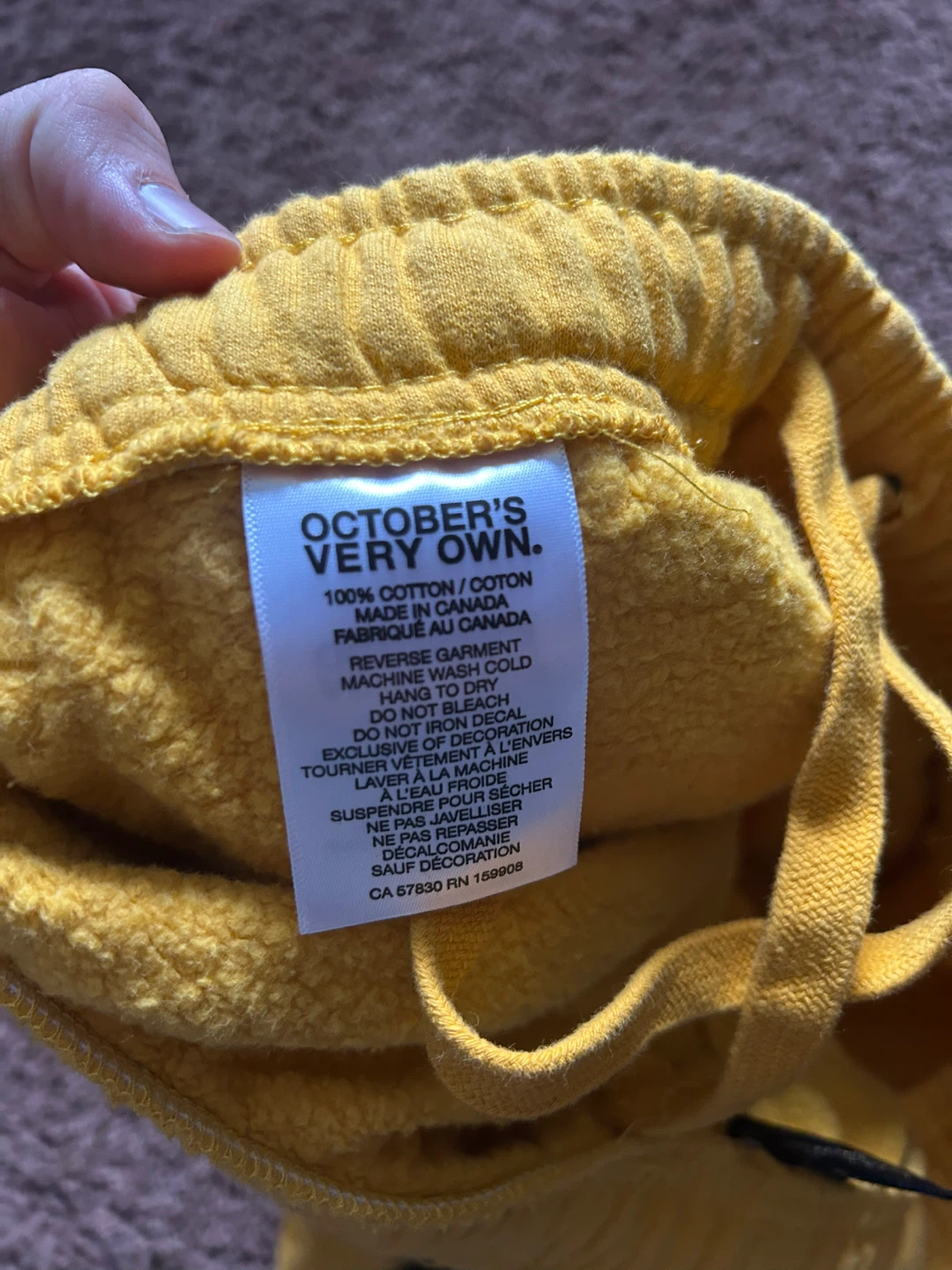 October's Very Own OVO Athletics Yellow Shorts Size Small - photo 3
