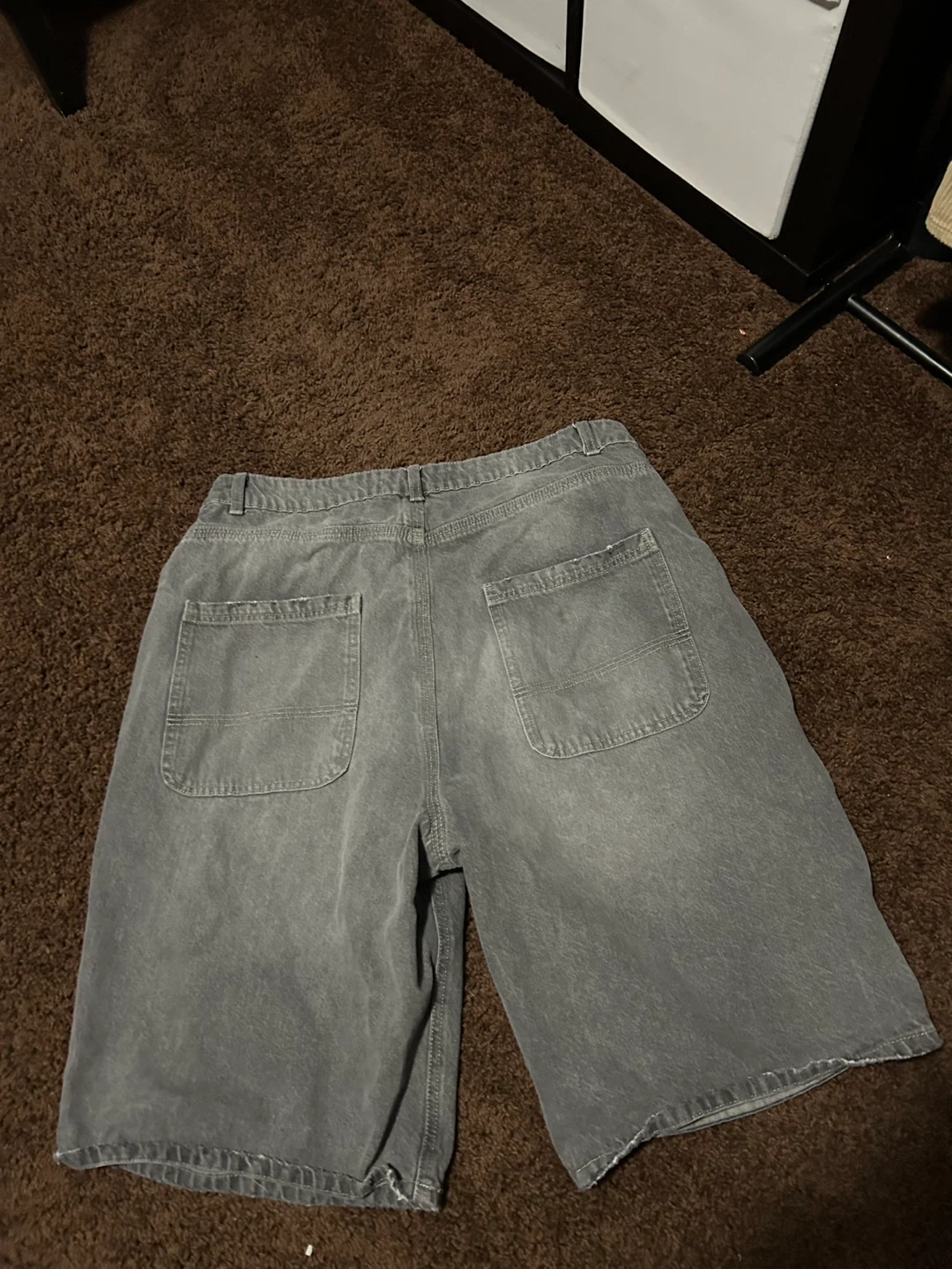 UH DENIM Skater Shorts Grey Size 36 - photo 2