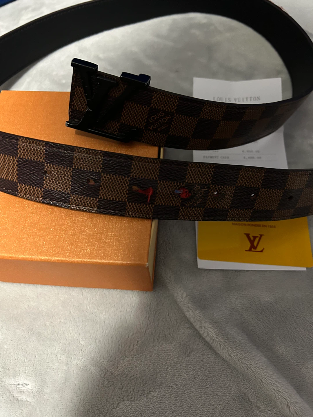 Louis Vuitton Damier Ebene Belt - photo 2