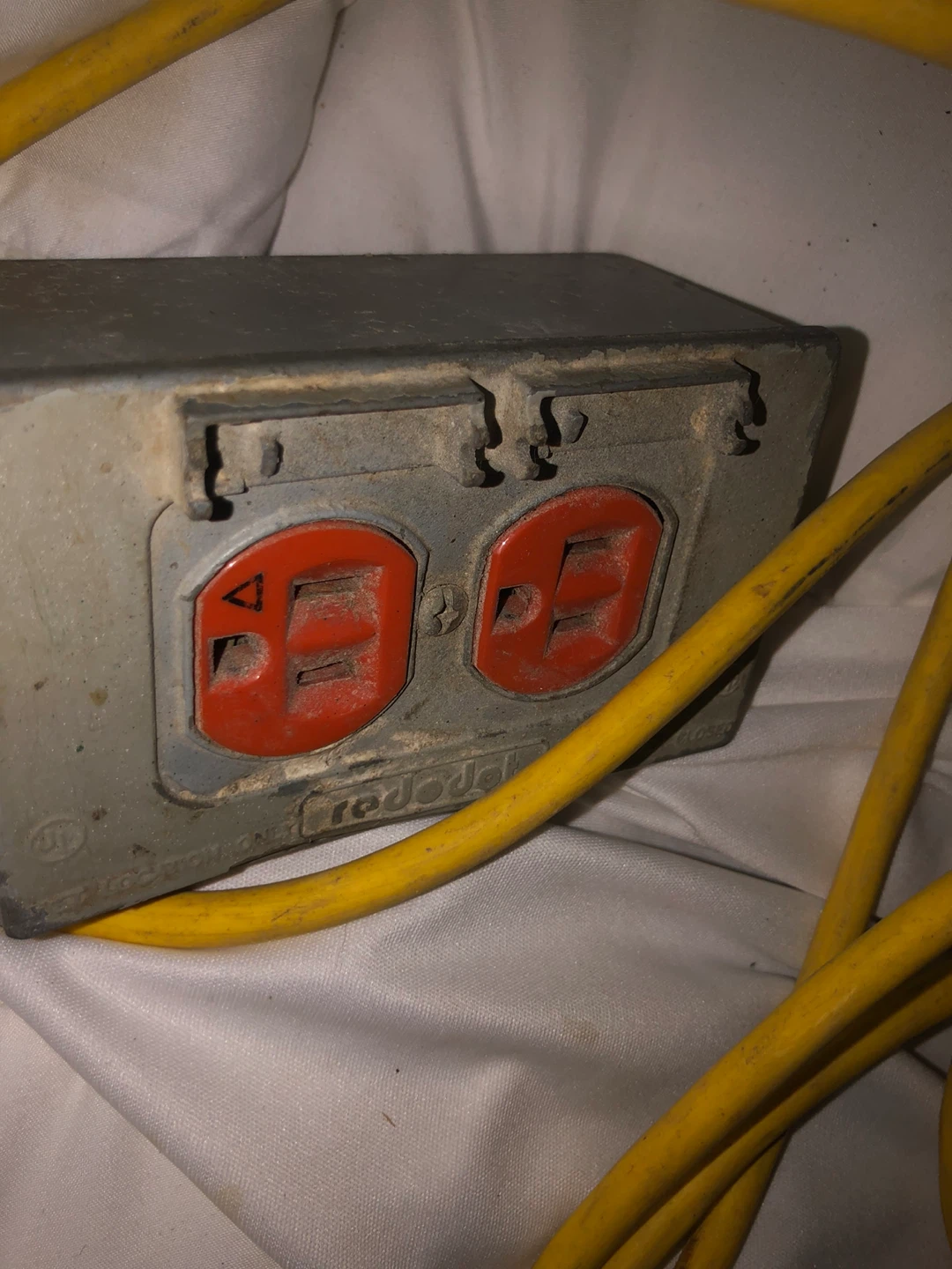 Industrial Extension Cord Outlet Box