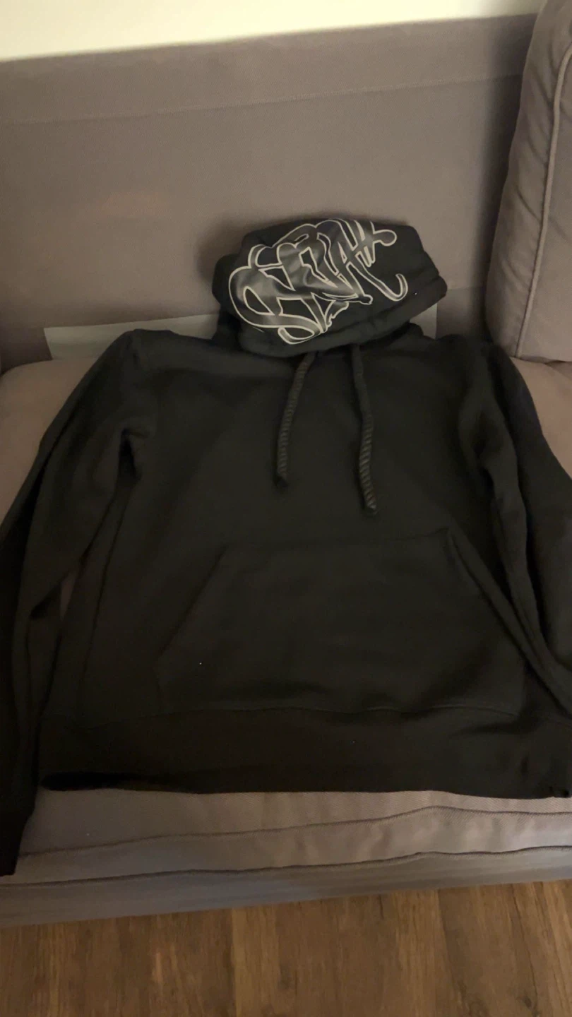 Black hoodie and sweatpants set