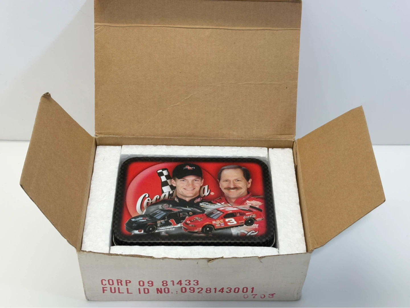 Coca Cola Dale Earnhardt Sr. & Jr. 2 Car Tin Set - photo 3