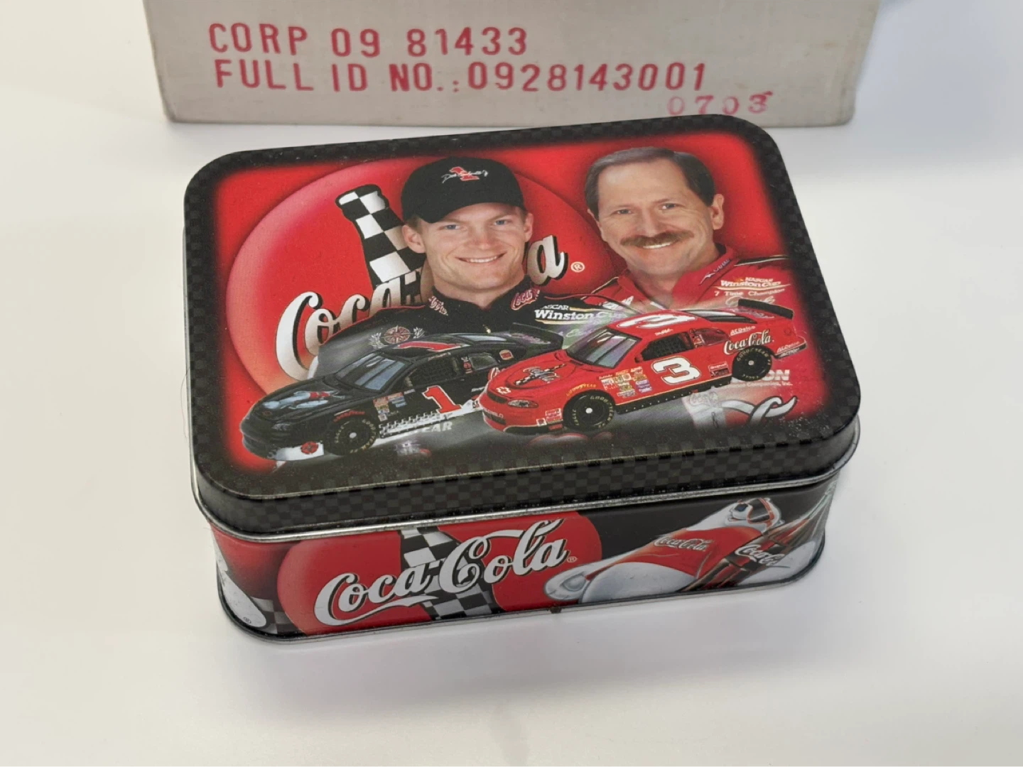 Coca Cola Dale Earnhardt Sr. & Jr. 2 Car Tin Set - photo 4