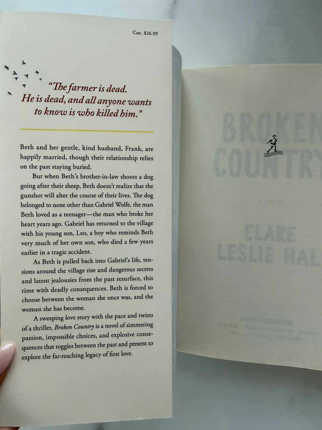Broken Country by Clare Leslie Hall - paperback book - photo 3