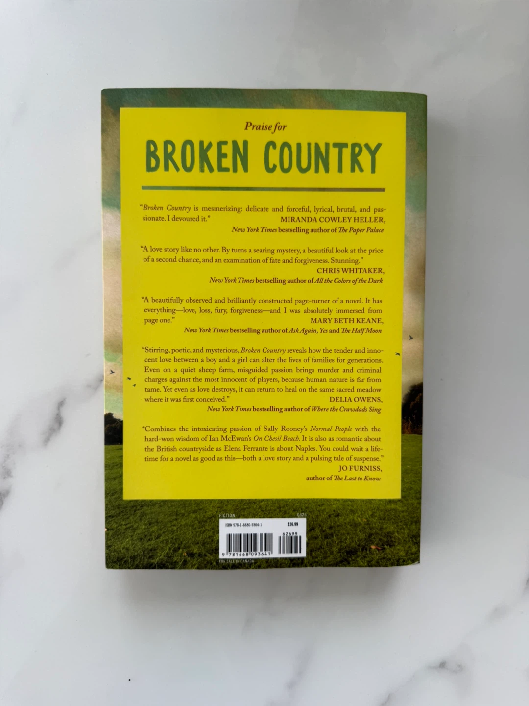 Broken Country by Clare Leslie Hall - paperback book - photo 2