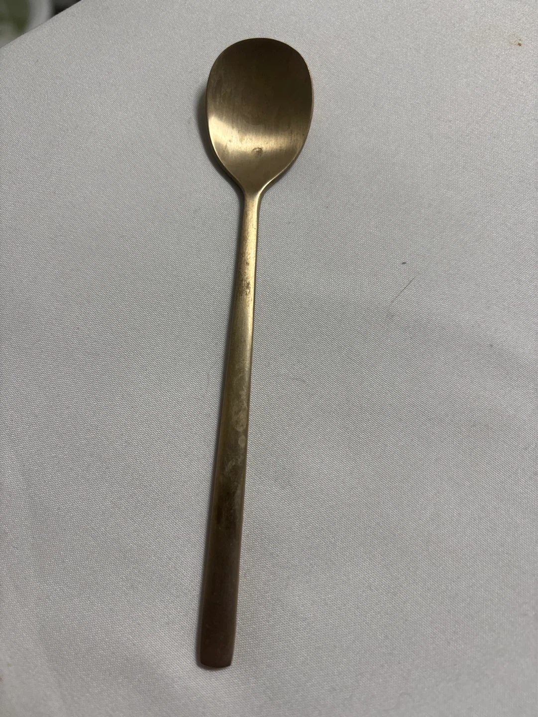 Vintage Brass Hors D’oeuvres/ Dessert  Cutlery Set - photo 4