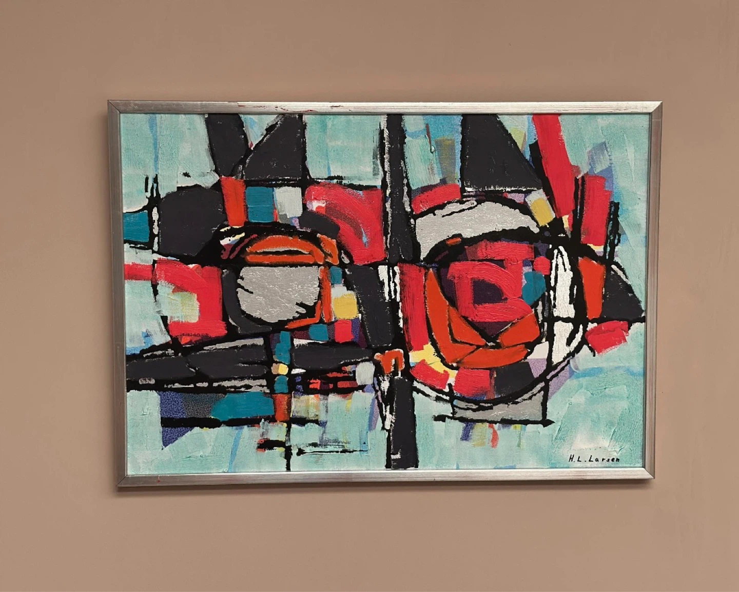 Abstract Painting by H.L. Larsen - photo 2