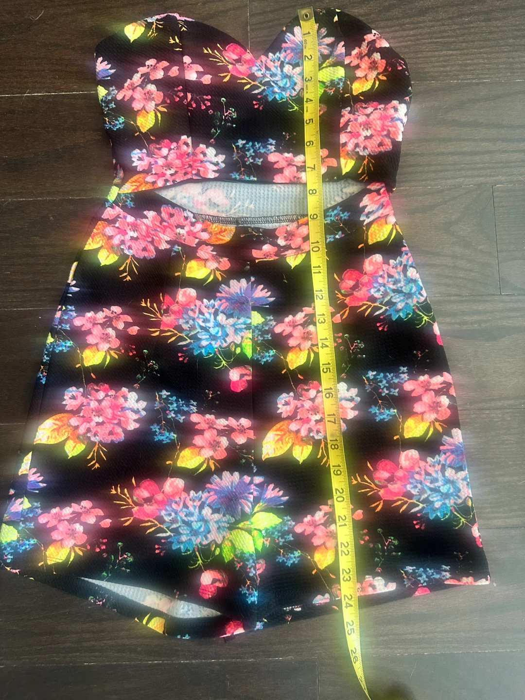 Revamped by Sirens Floral Strapless Romper