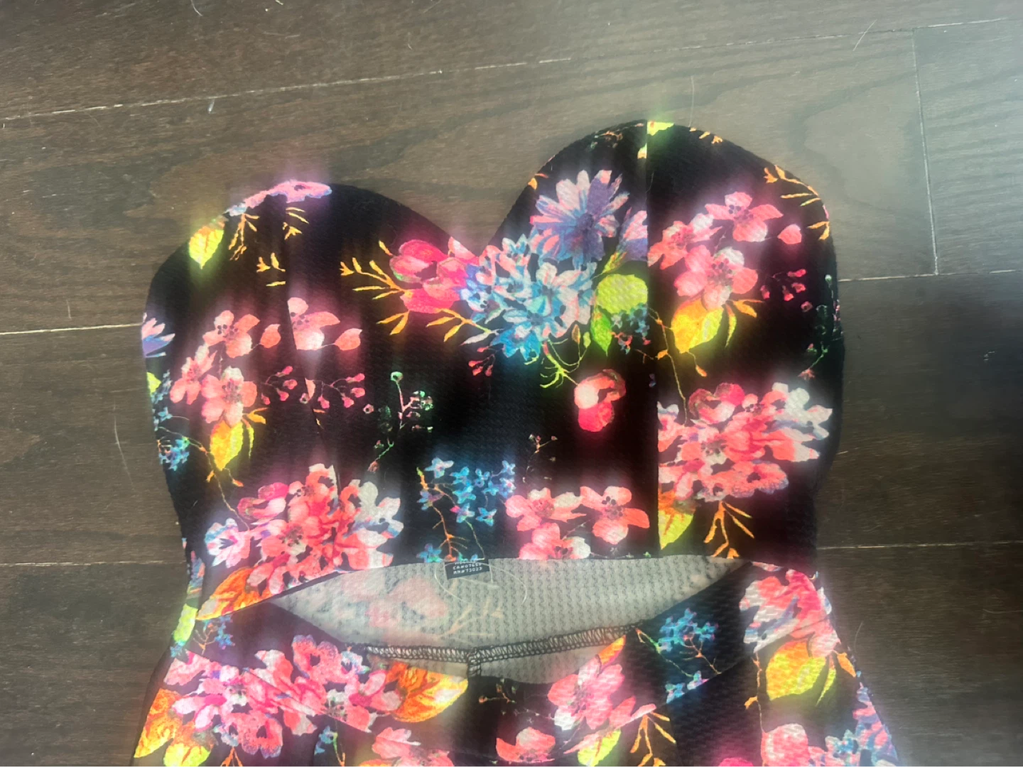 Revamped by Sirens Floral Strapless Romper - photo 3
