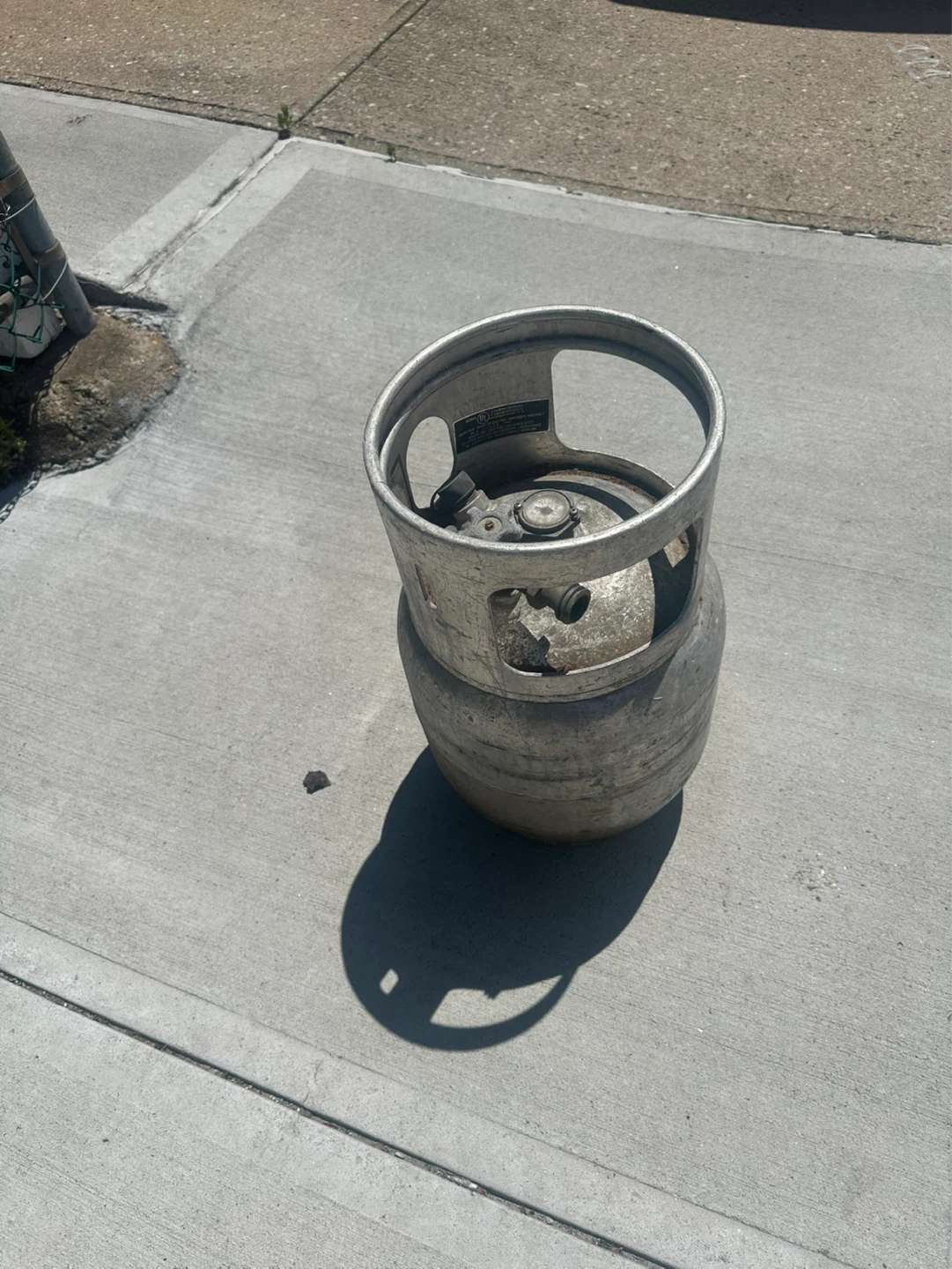 Empty Propane Tank Cylinder