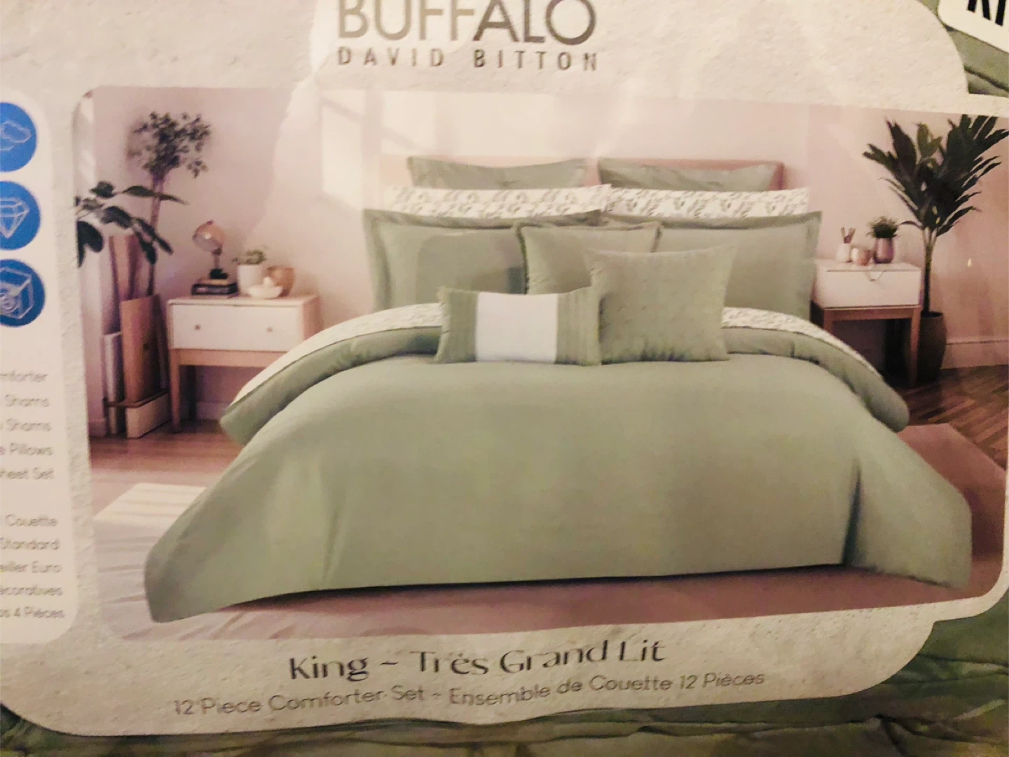 Buffalo David Bitton King 12 Piece Comforter Set