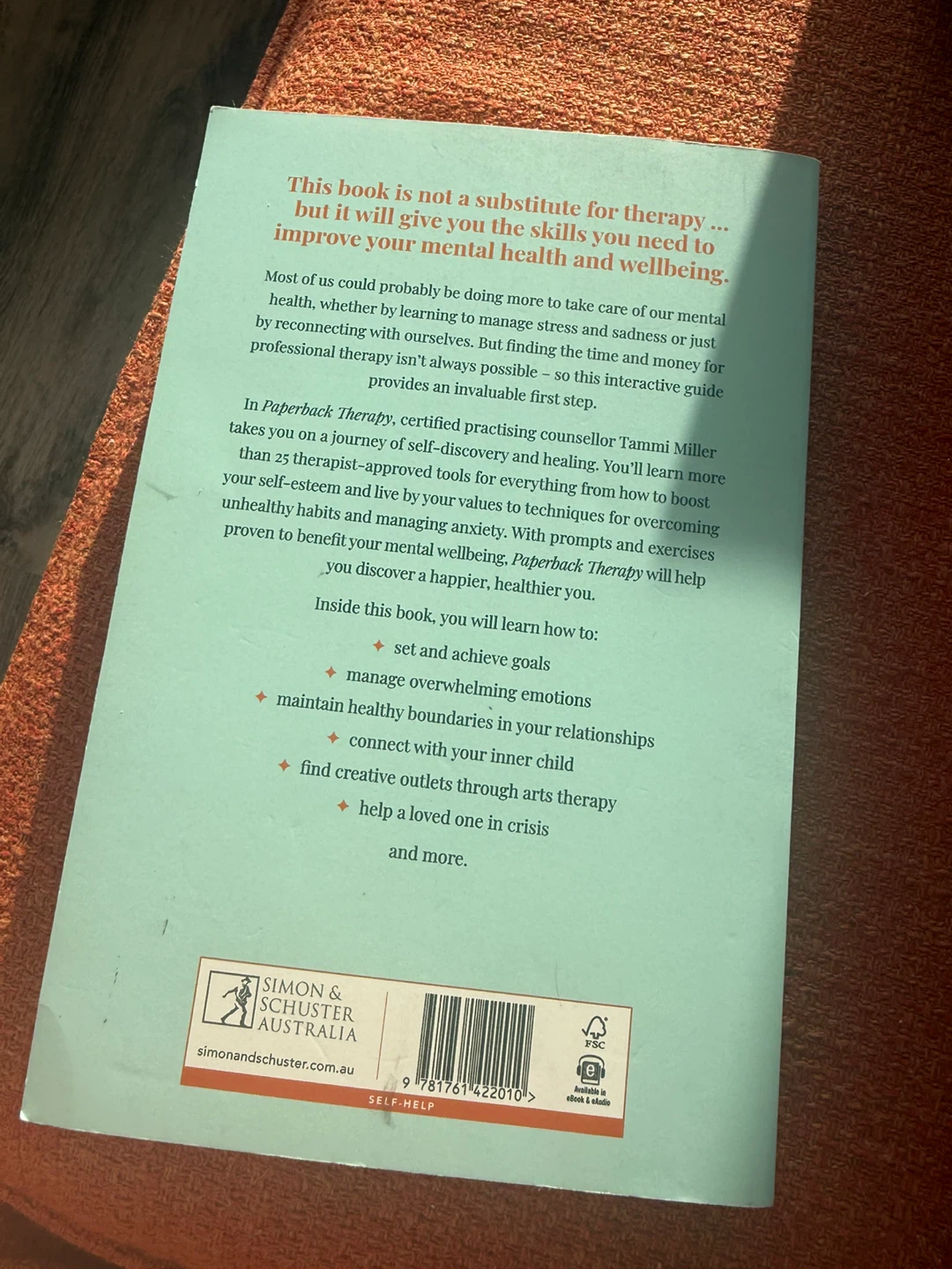 Paperback Therapy by Tammi Miller - Self-Help Book - photo 2