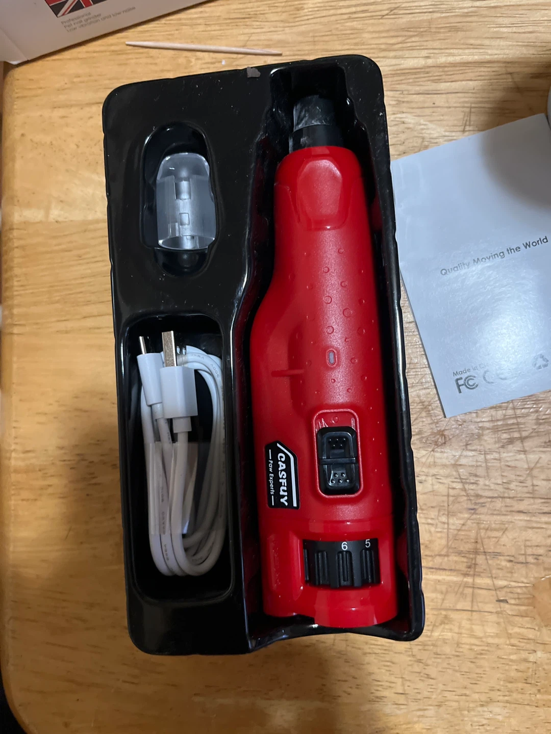CASFUY Professional Pet Nail Grinder - photo 2