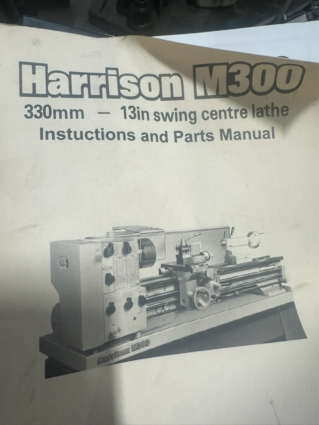 Harrison M300 Lathe - 13 inch Swing